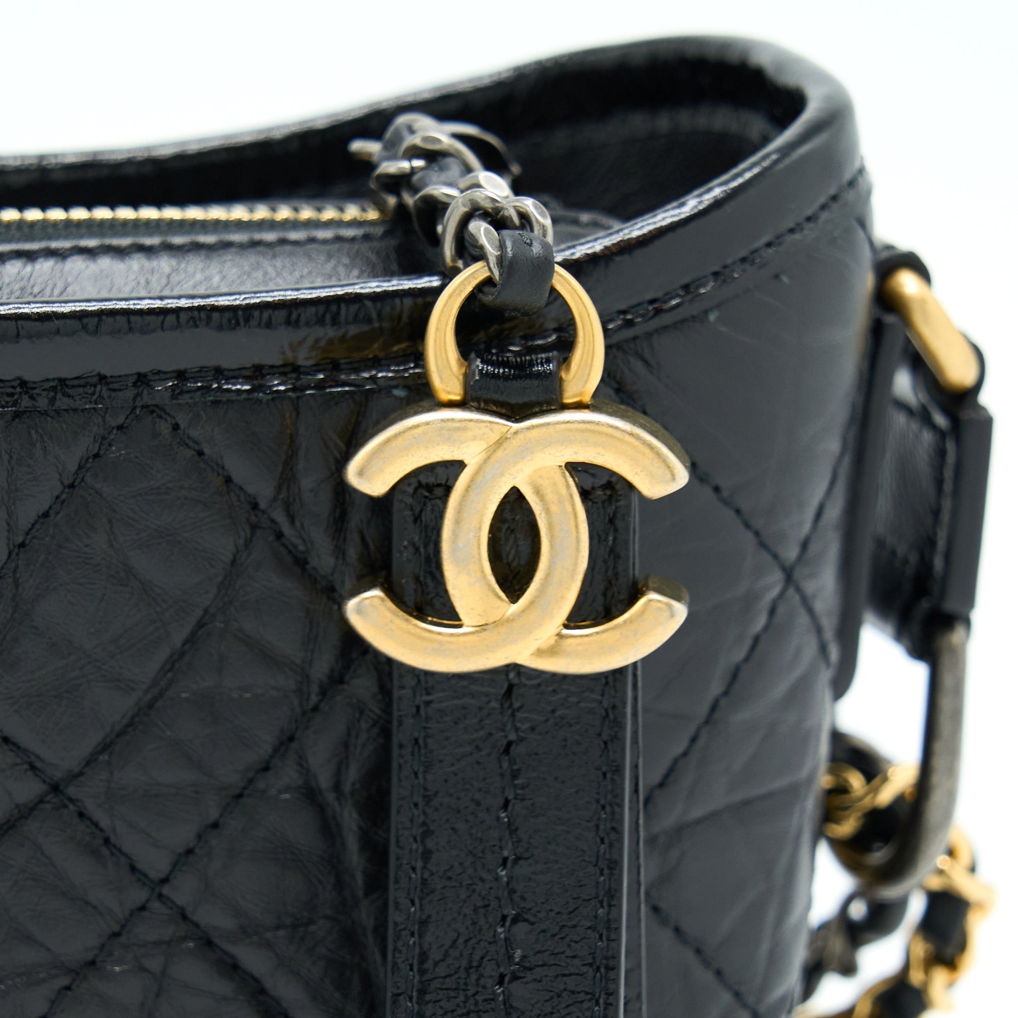 chanel-small-gabrielle-hobo-bag-black-with-multicolour-hardware-microchip
