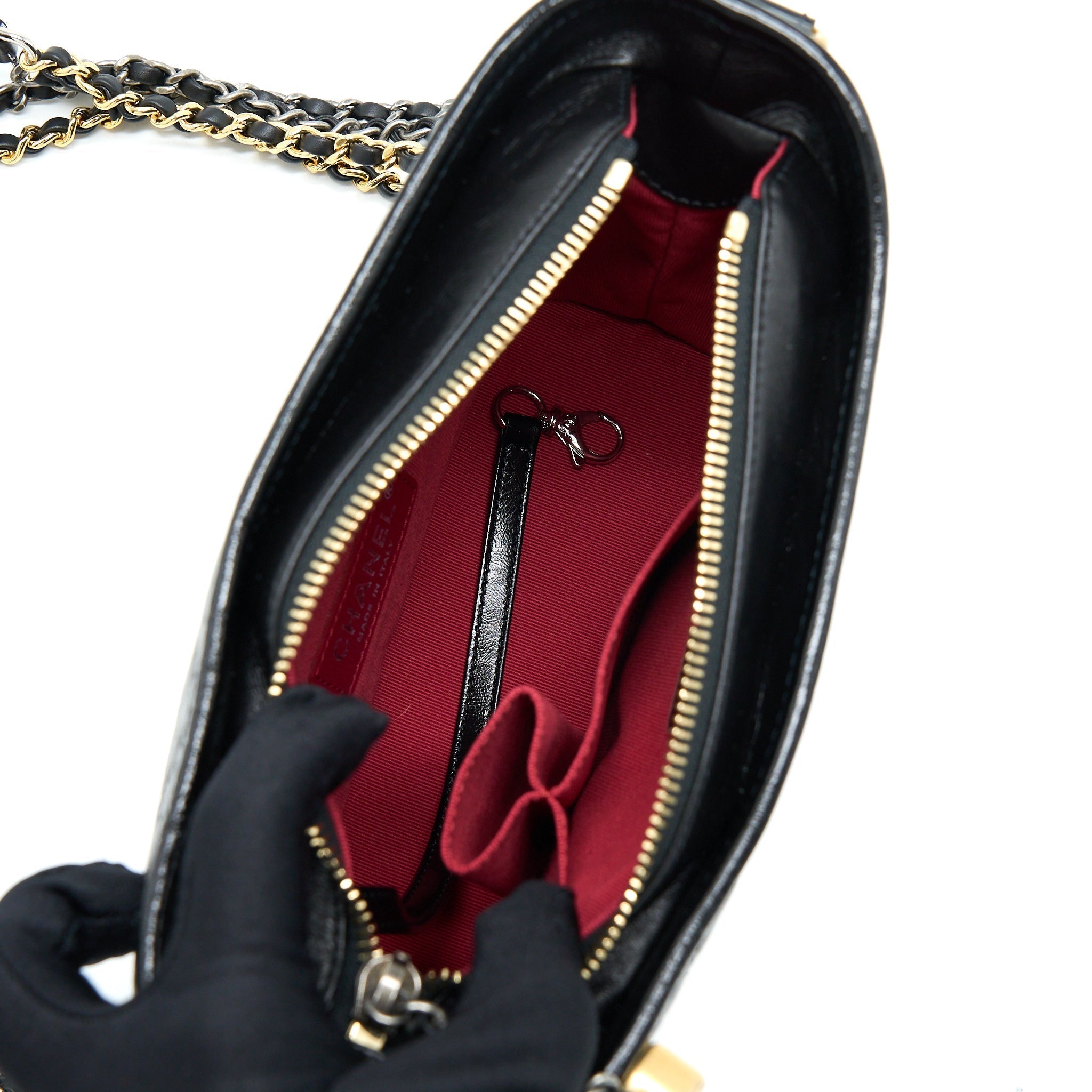 chanel-small-gabrielle-hobo-bag-black-with-multicolour-hardware-microchip