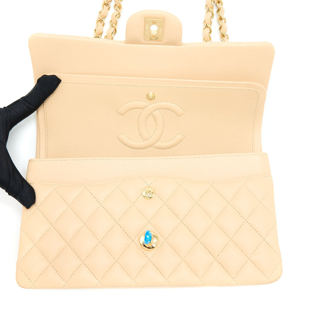 chanel-medium-classic-flap-bag-lambskin-beige-lghw-microchip
