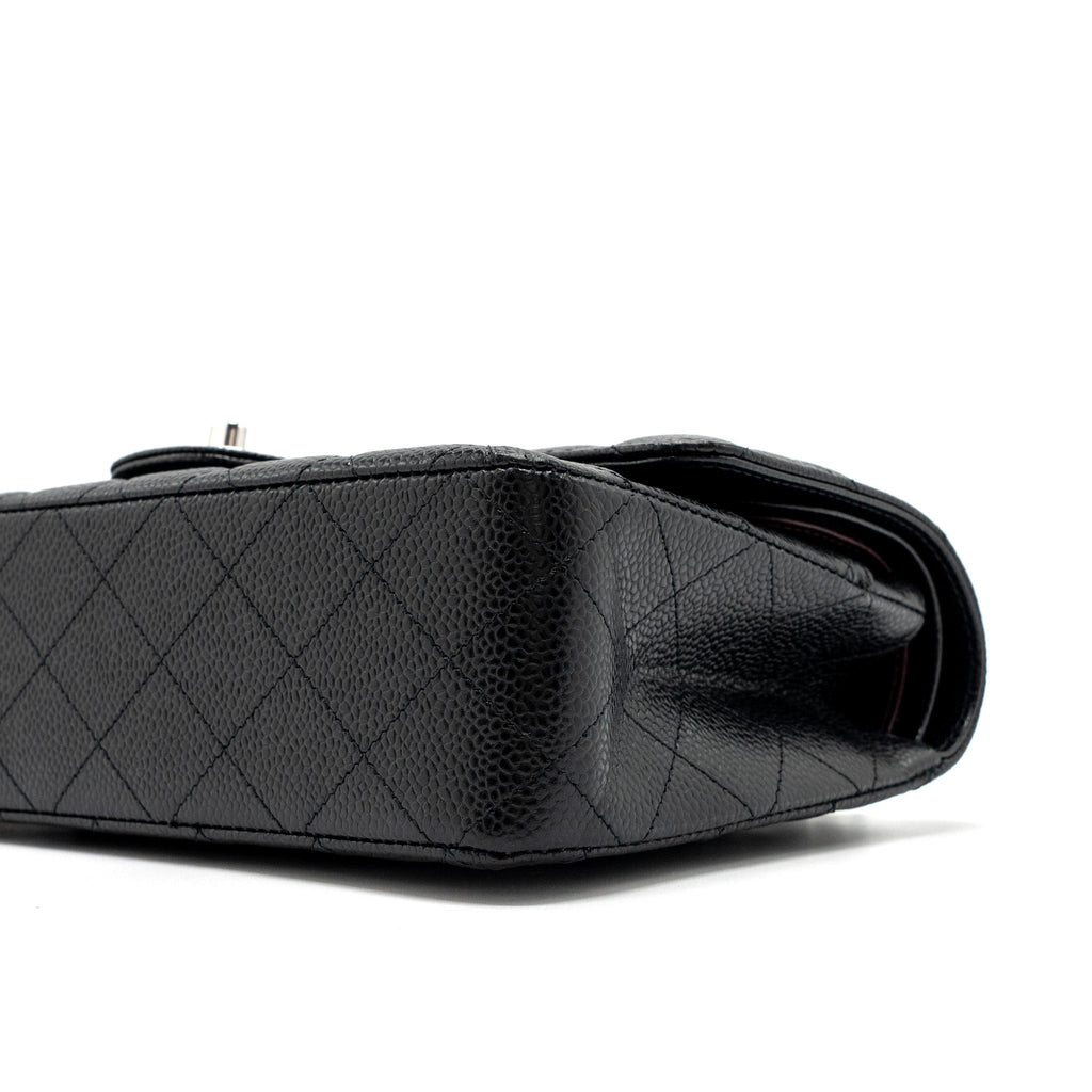 chanel-medium-classic-double-flap-bag-caviar-black-shw-microchip