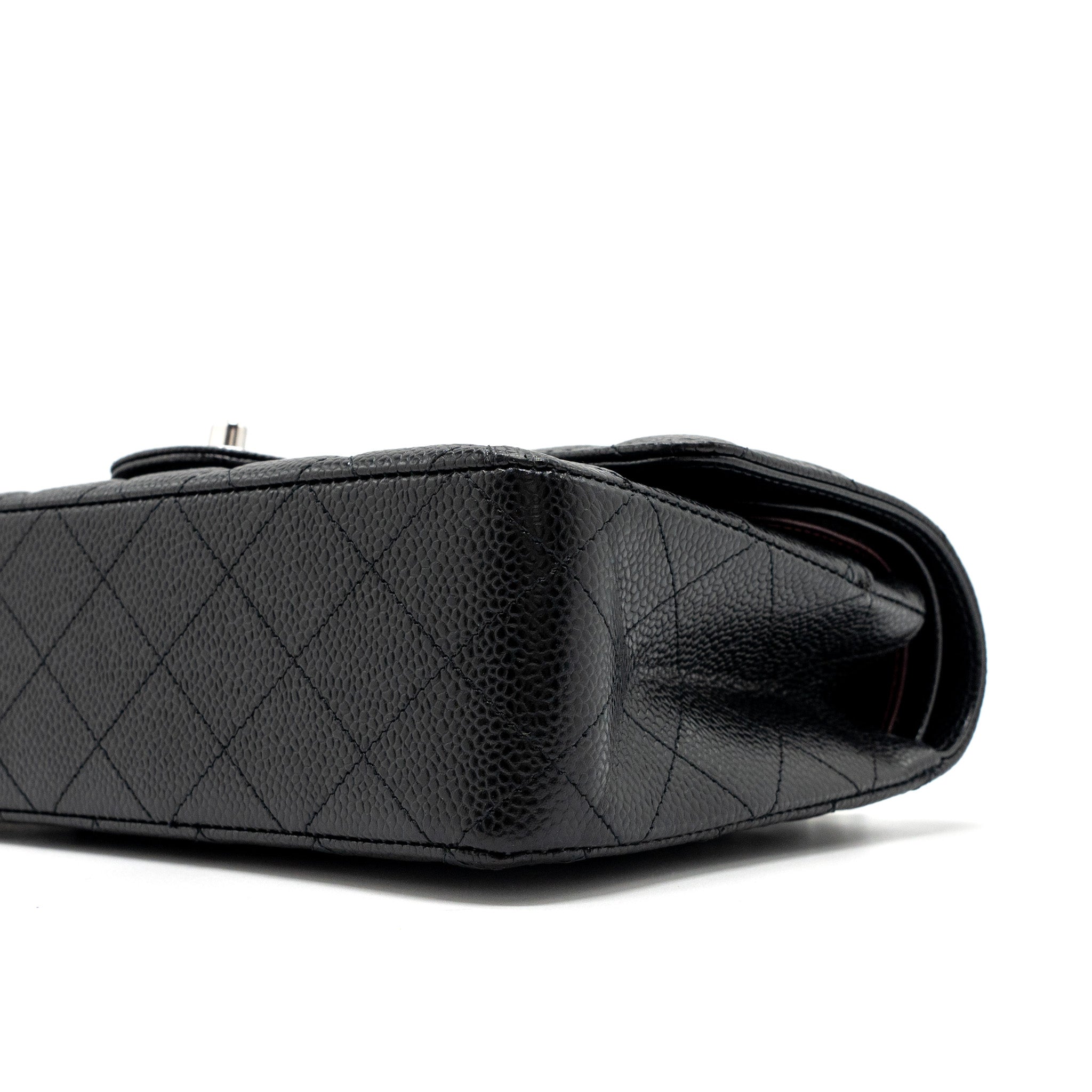 chanel-medium-classic-double-flap-bag-caviar-black-shw-microchip