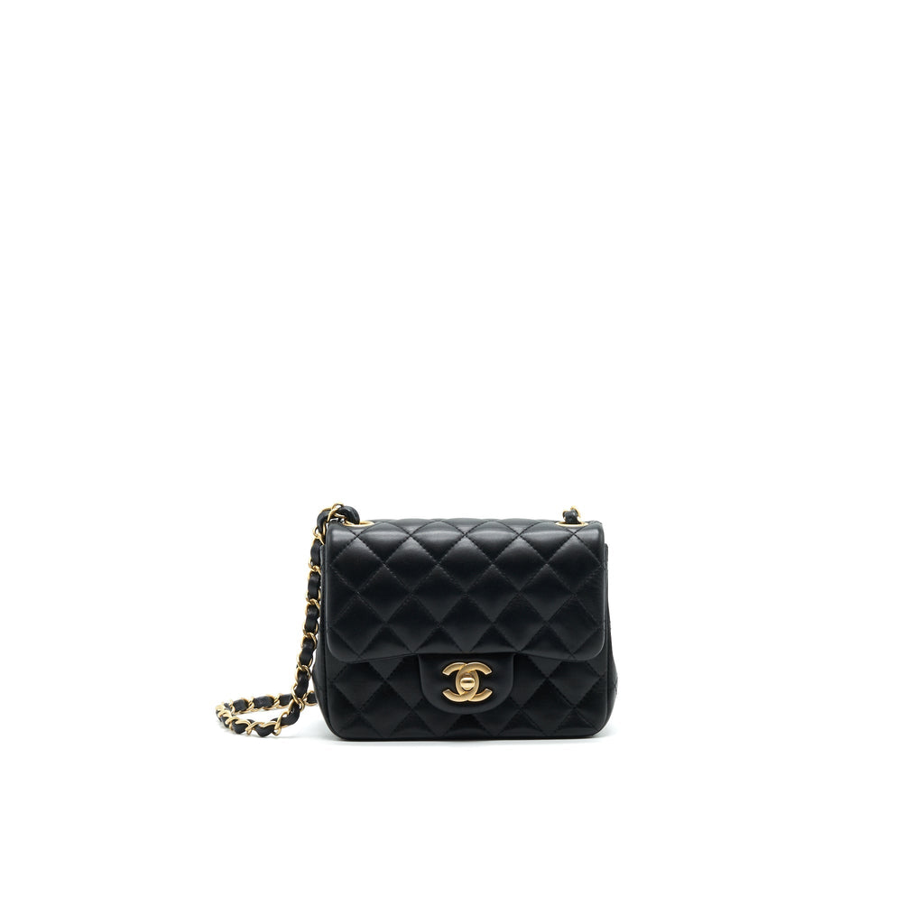 chanel-mini-square-black-lambskin-ghw