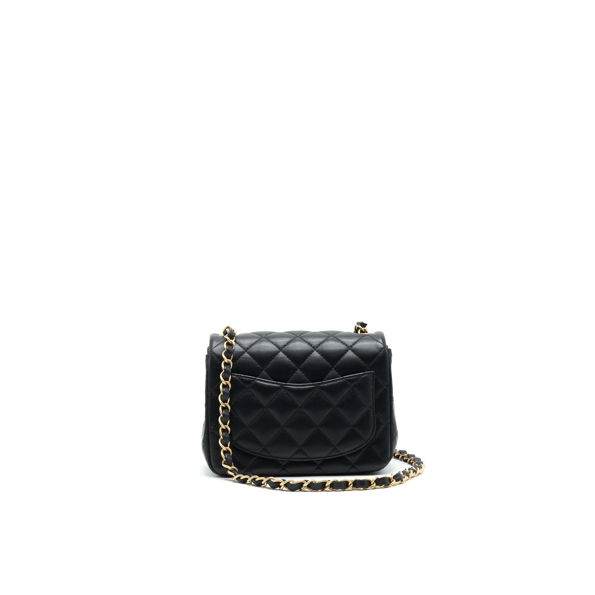 chanel-mini-square-black-lambskin-ghw