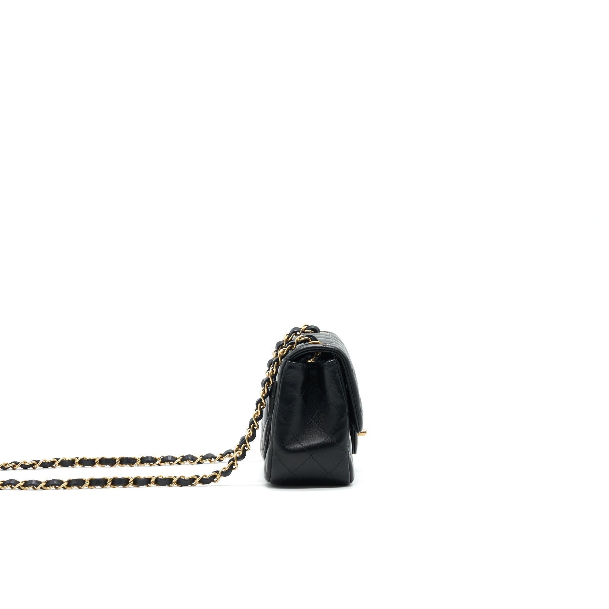 chanel-mini-square-black-lambskin-ghw