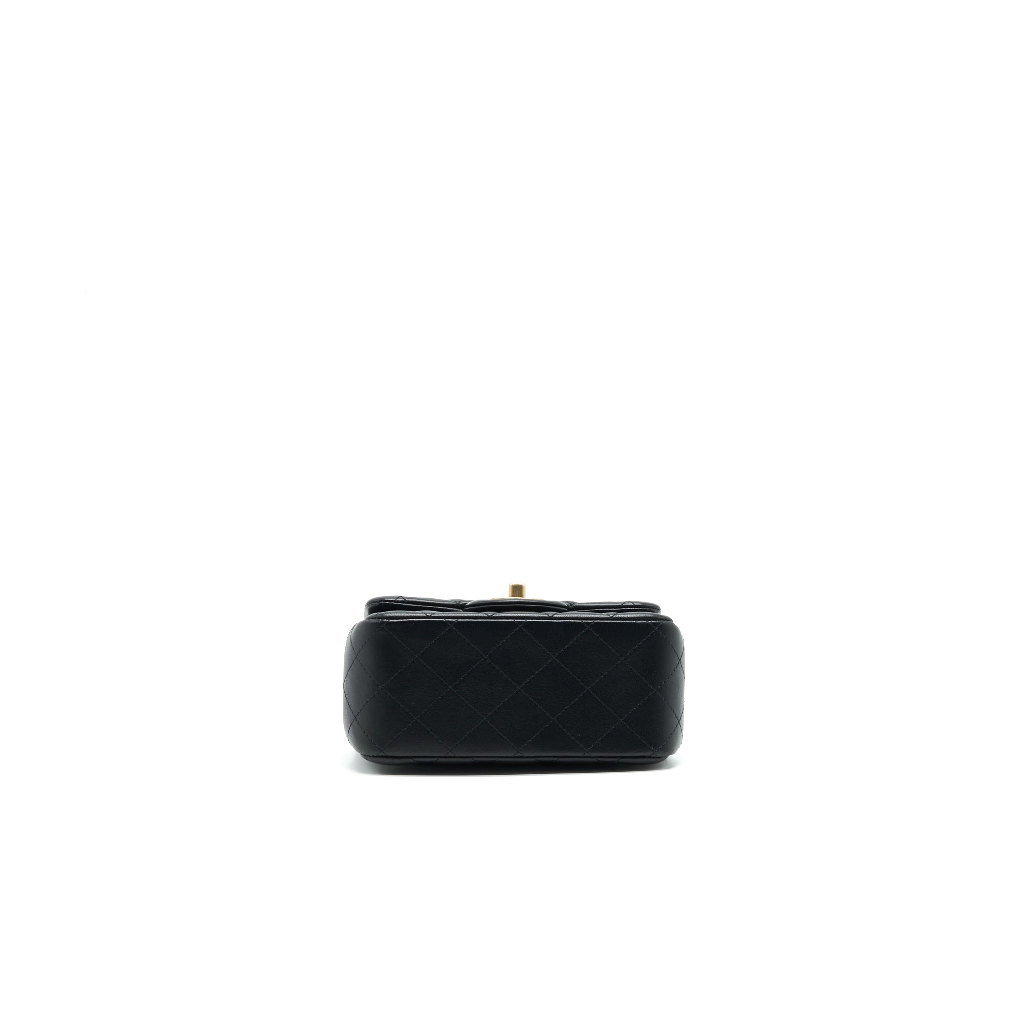 chanel-mini-square-black-lambskin-ghw