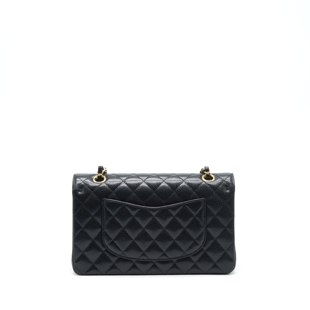 chanel-medium-classic-double-flap-bag-caviar-black-ghw-microchip