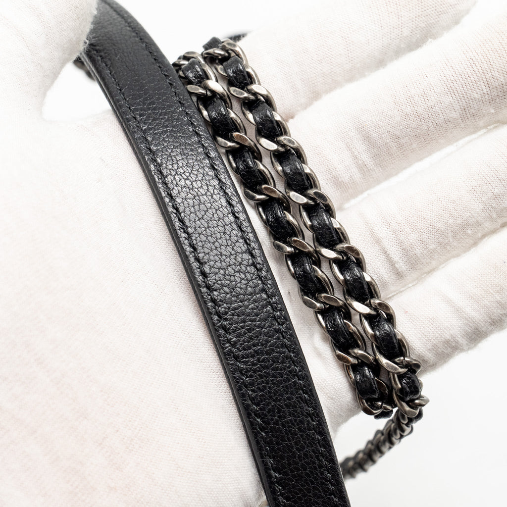 chanel-envelop-metal-plate-flap-bag-chevron-calfskin-black-navy-ruthenium-silver-hardware-copy