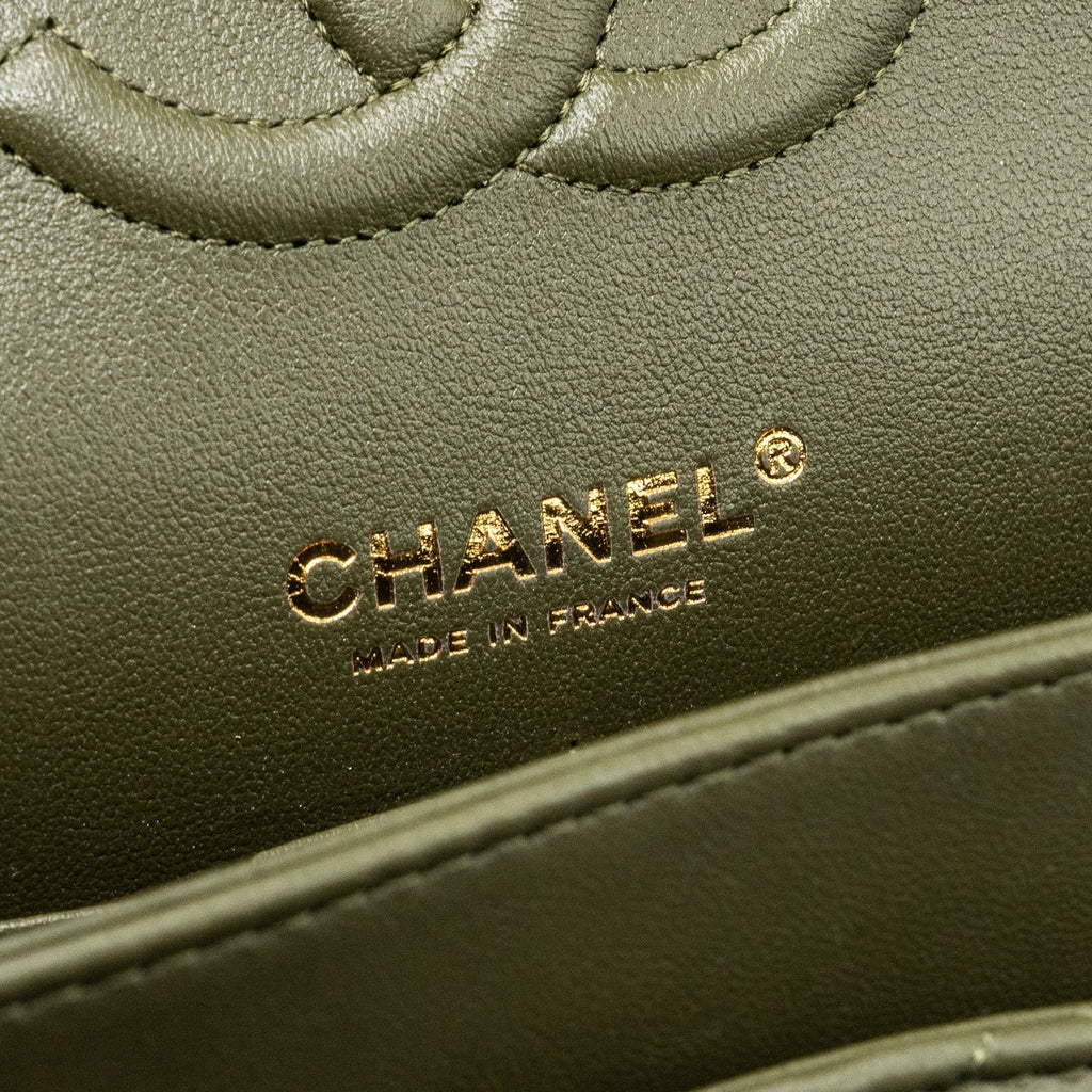 chanel-22k-medium-classic-double-flap-bag-lambskin-olive-green-lghwmicrochip