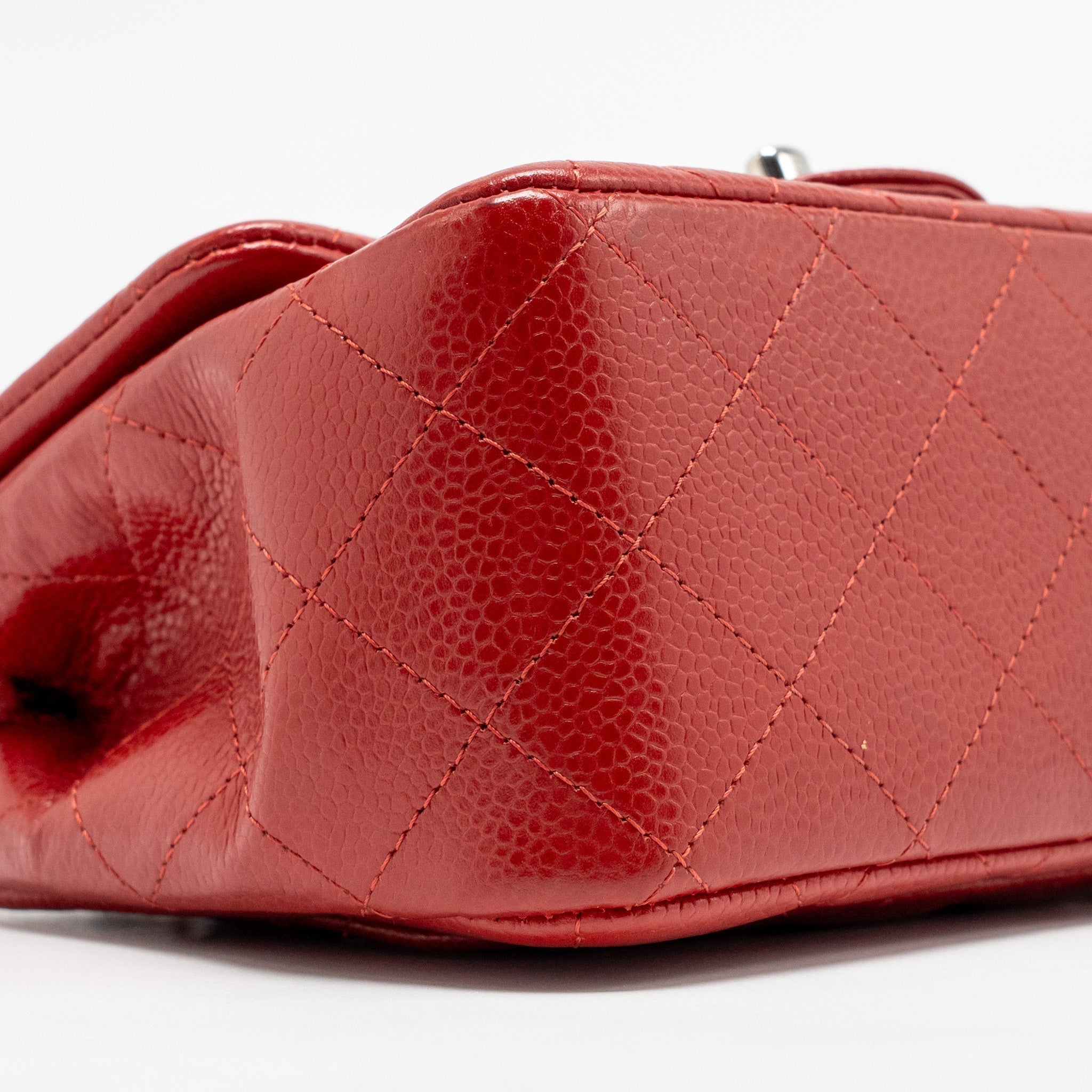 chanel-mini-square-flap-bag-caviar-red-shw