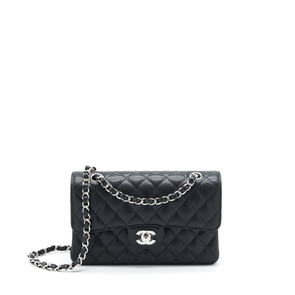 chanel-small-classic-double-flap-bag-caviar-black-shw-microchip