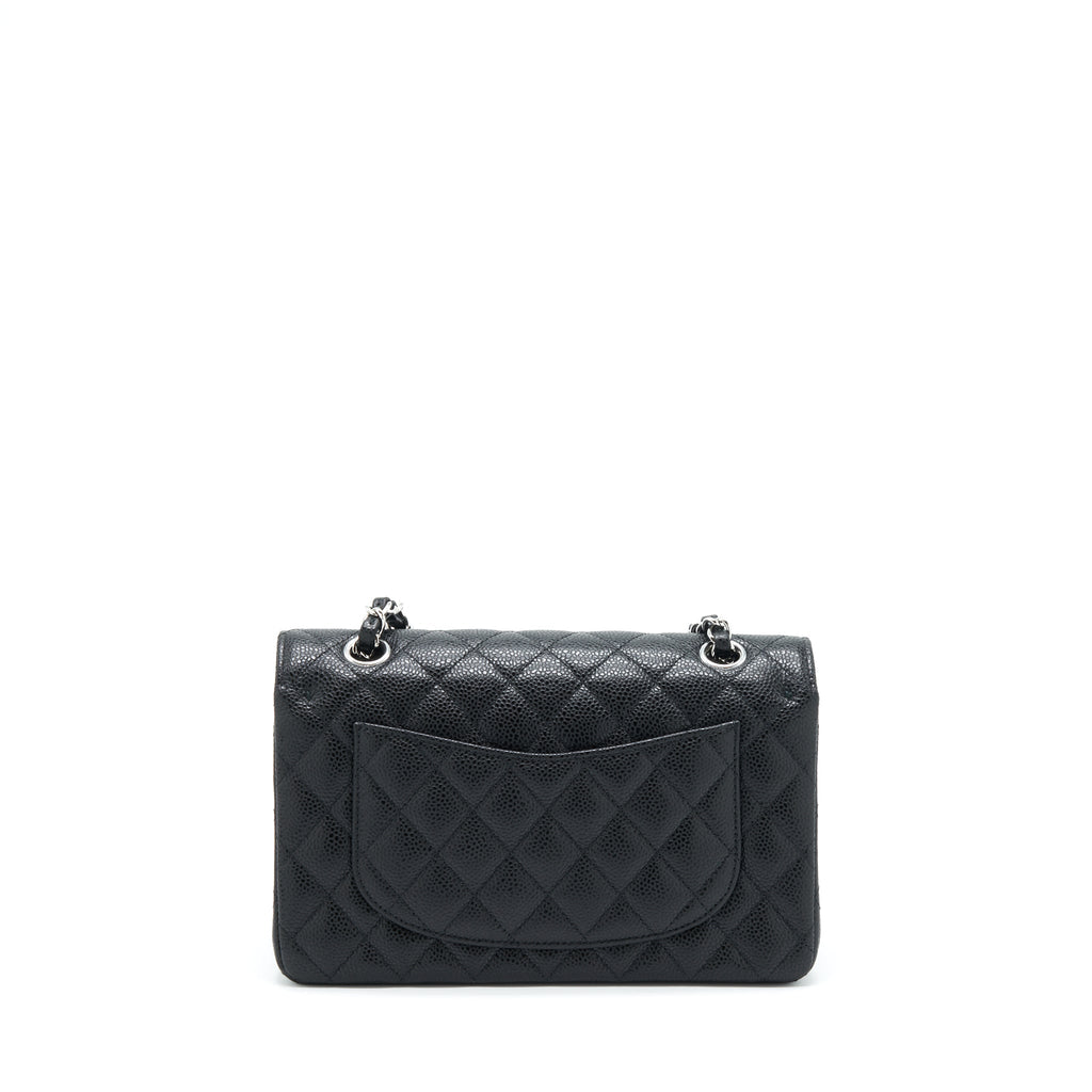 chanel-small-classic-double-flap-bag-caviar-black-shw-microchip