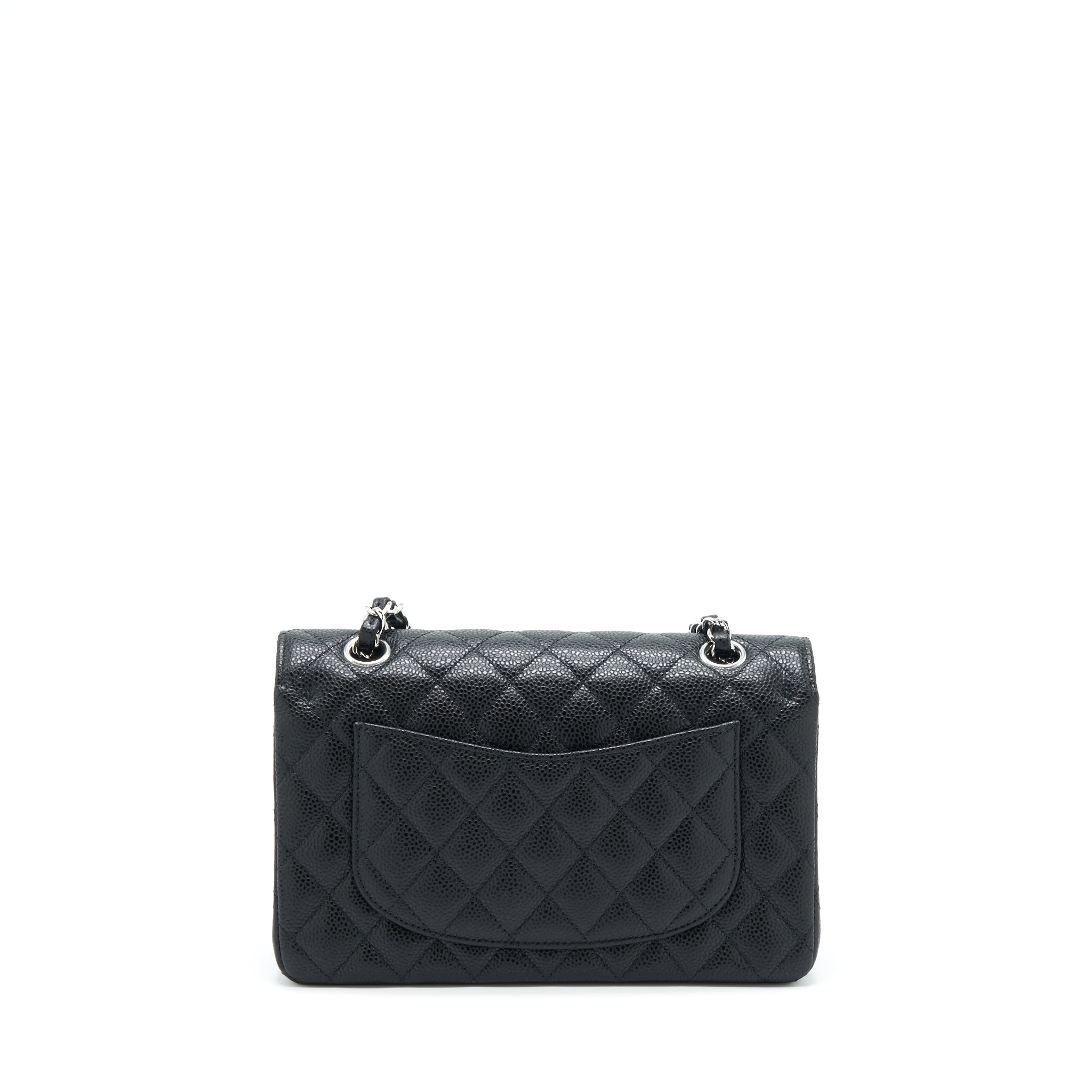 chanel-small-classic-double-flap-bag-caviar-black-shw-microchip