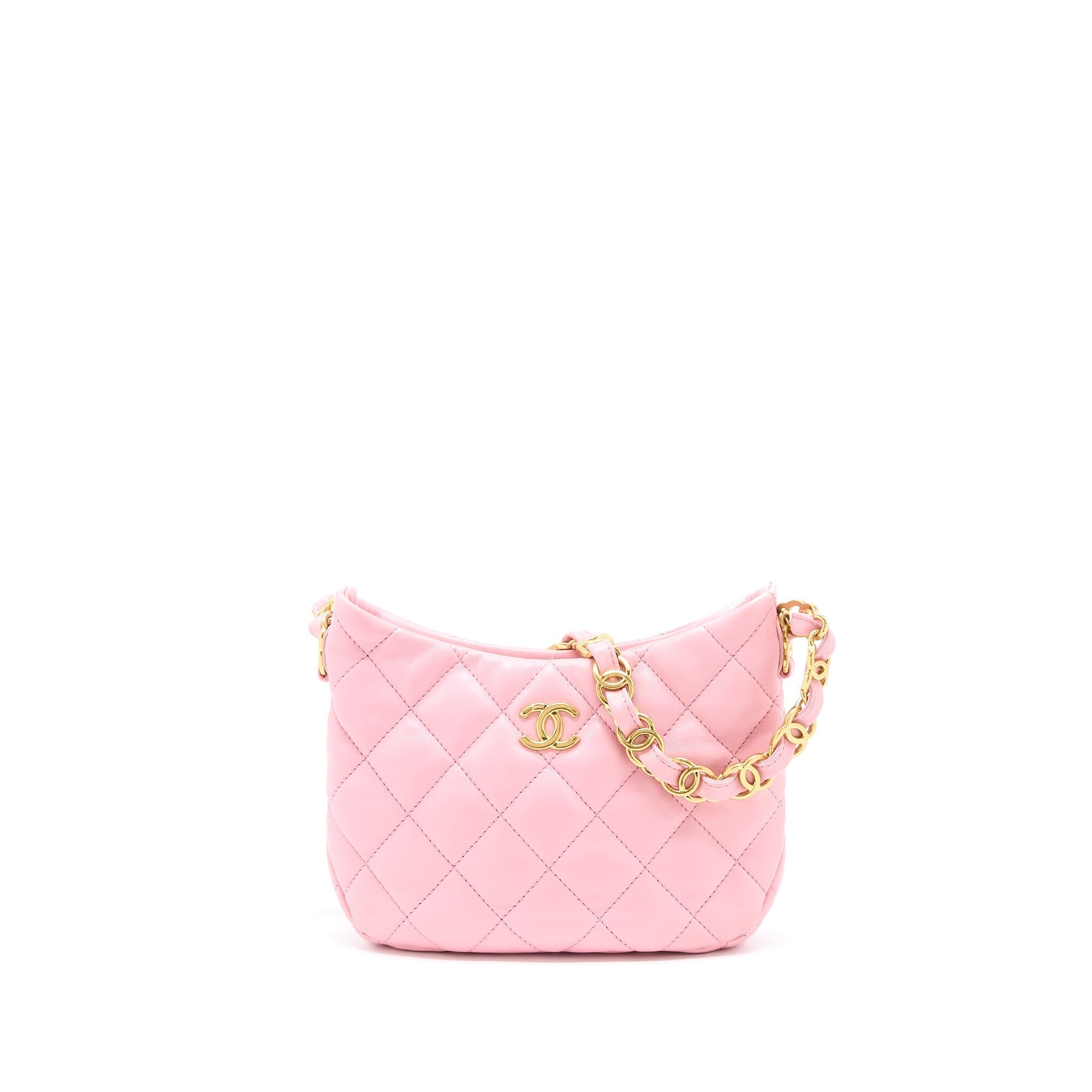 chanel-22k-hobo-bag-logo-chain-lambskin-pink-ghw-microchip