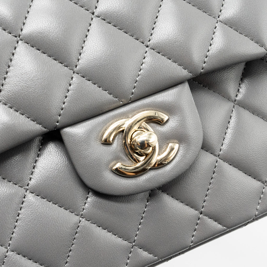 chanel-22a-small-classic-double-flap-bag-lambskin-grey-lghwmicrochip