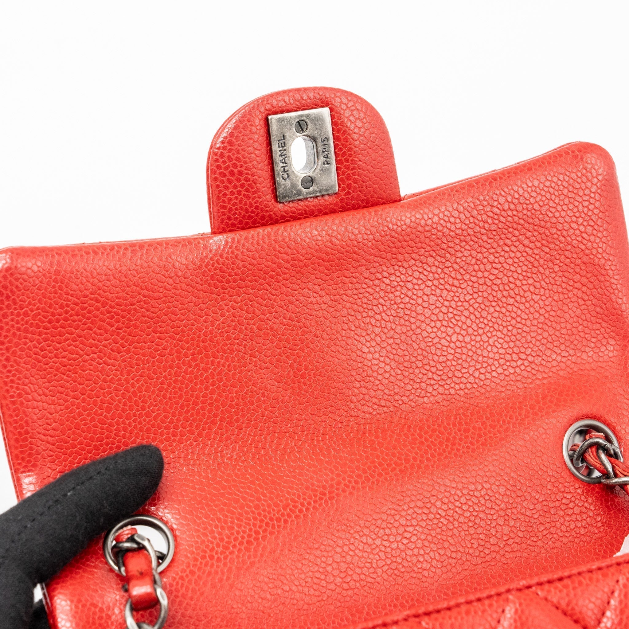 chanel-mini-rectangular-flap-bag-red-ruthenium-hardware