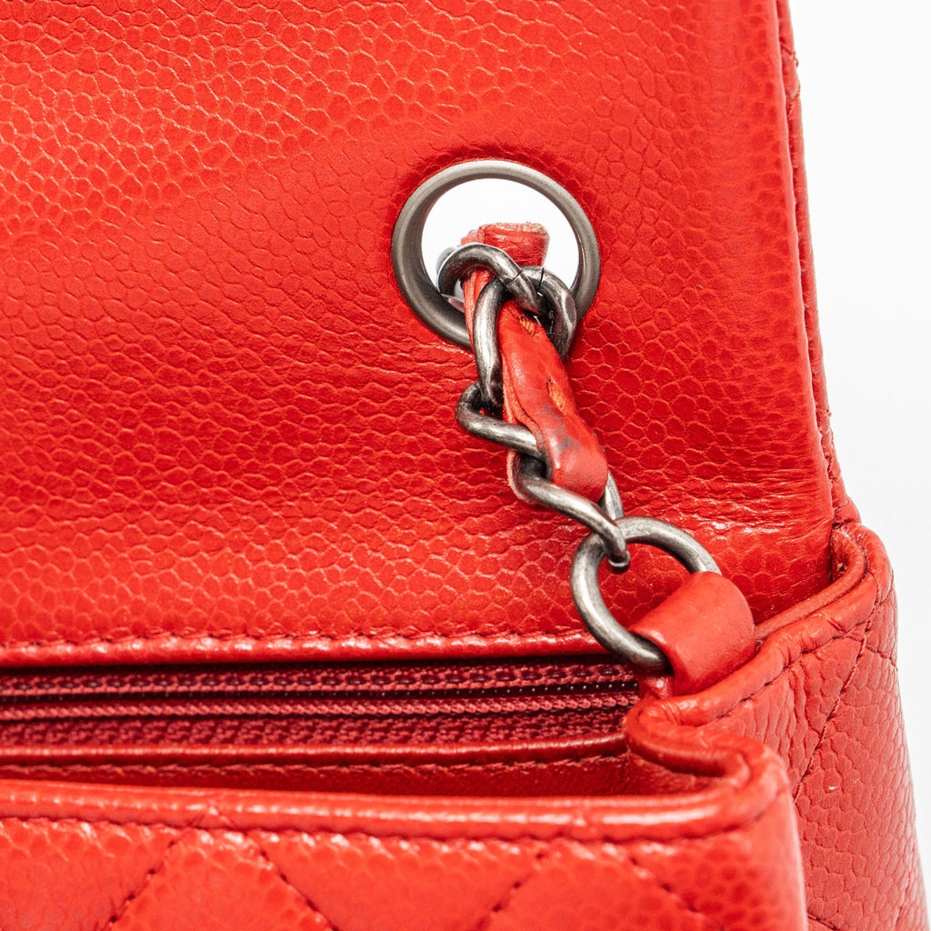 chanel-mini-rectangular-flap-bag-red-ruthenium-hardware