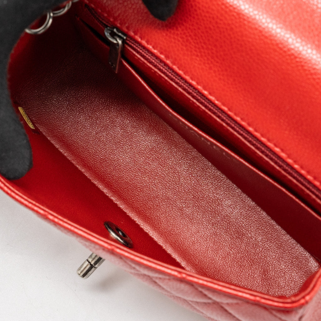 chanel-mini-rectangular-flap-bag-red-ruthenium-hardware