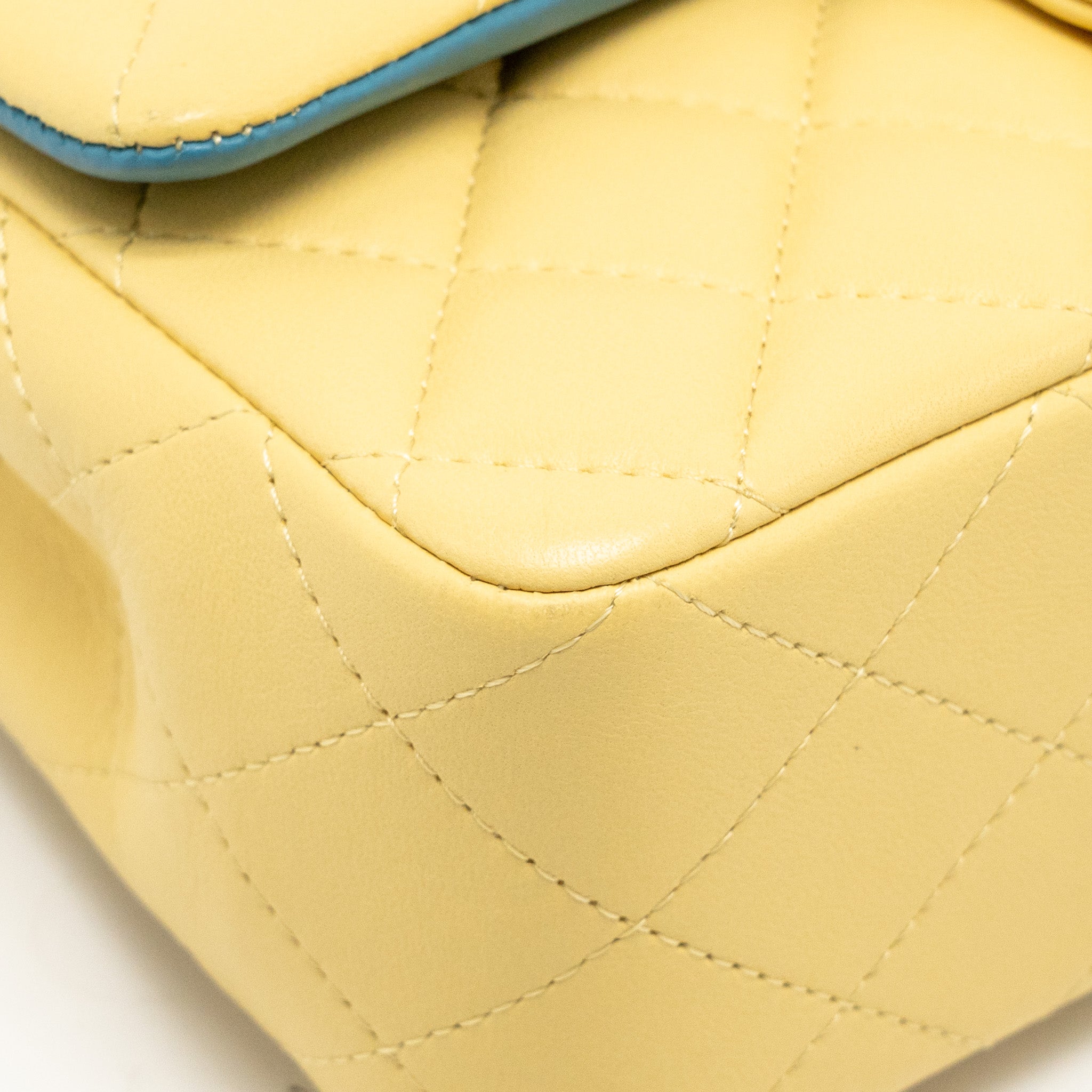 chanel-mini-rectangular-flap-bag-lambskin-yelllow-blue-with-iridescent-blue-hardware-copy-1