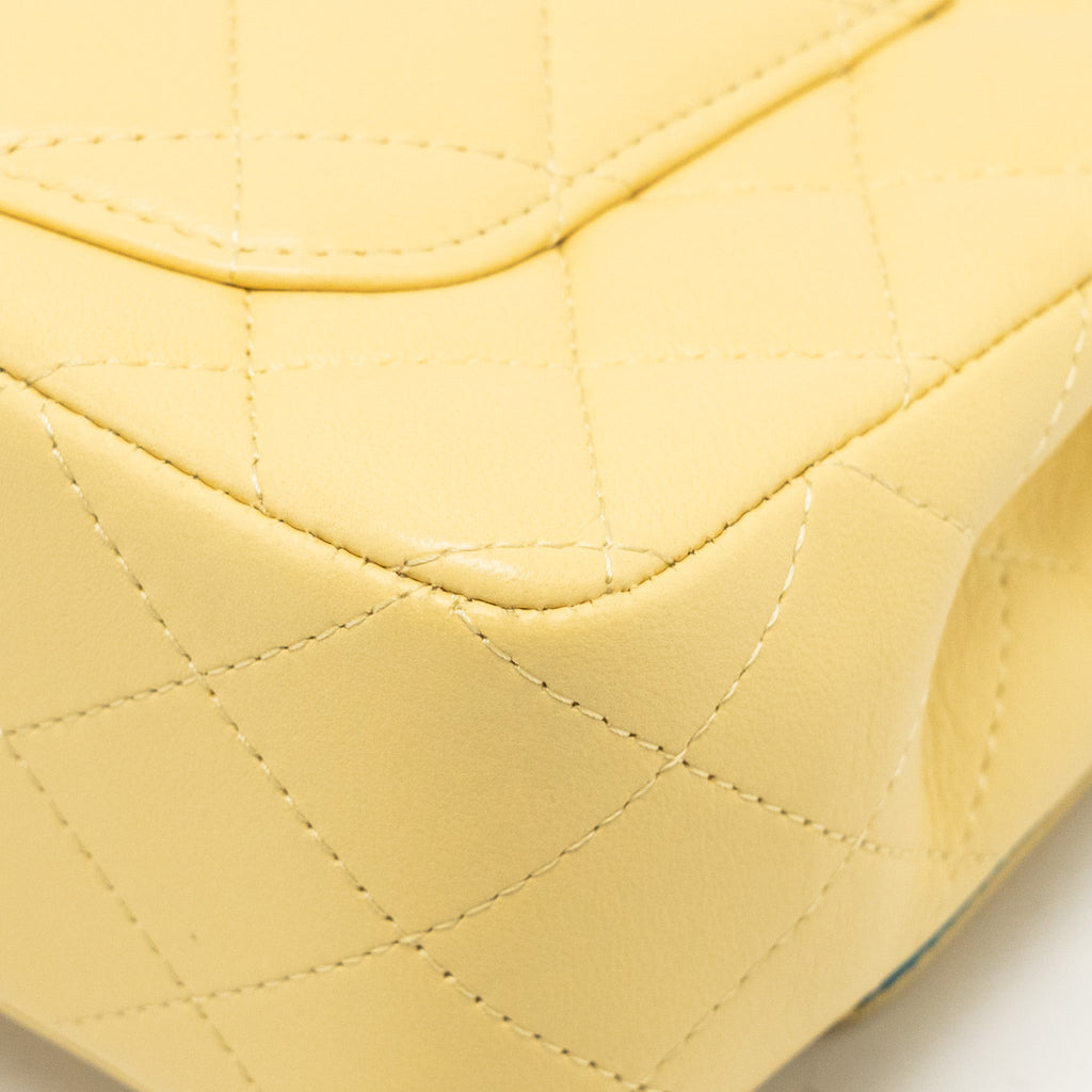 chanel-mini-rectangular-flap-bag-lambskin-yelllow-blue-with-iridescent-blue-hardware-copy-1