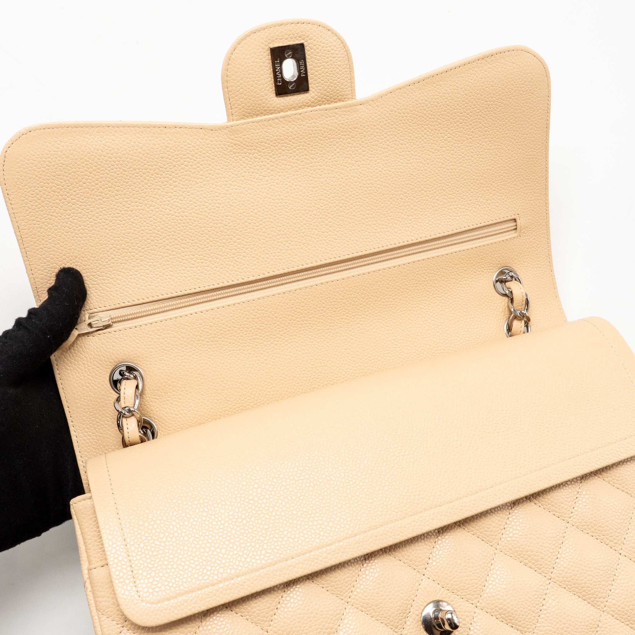 chanel-jumbo-classic-double-flap-bag-caviar-beige-shw
