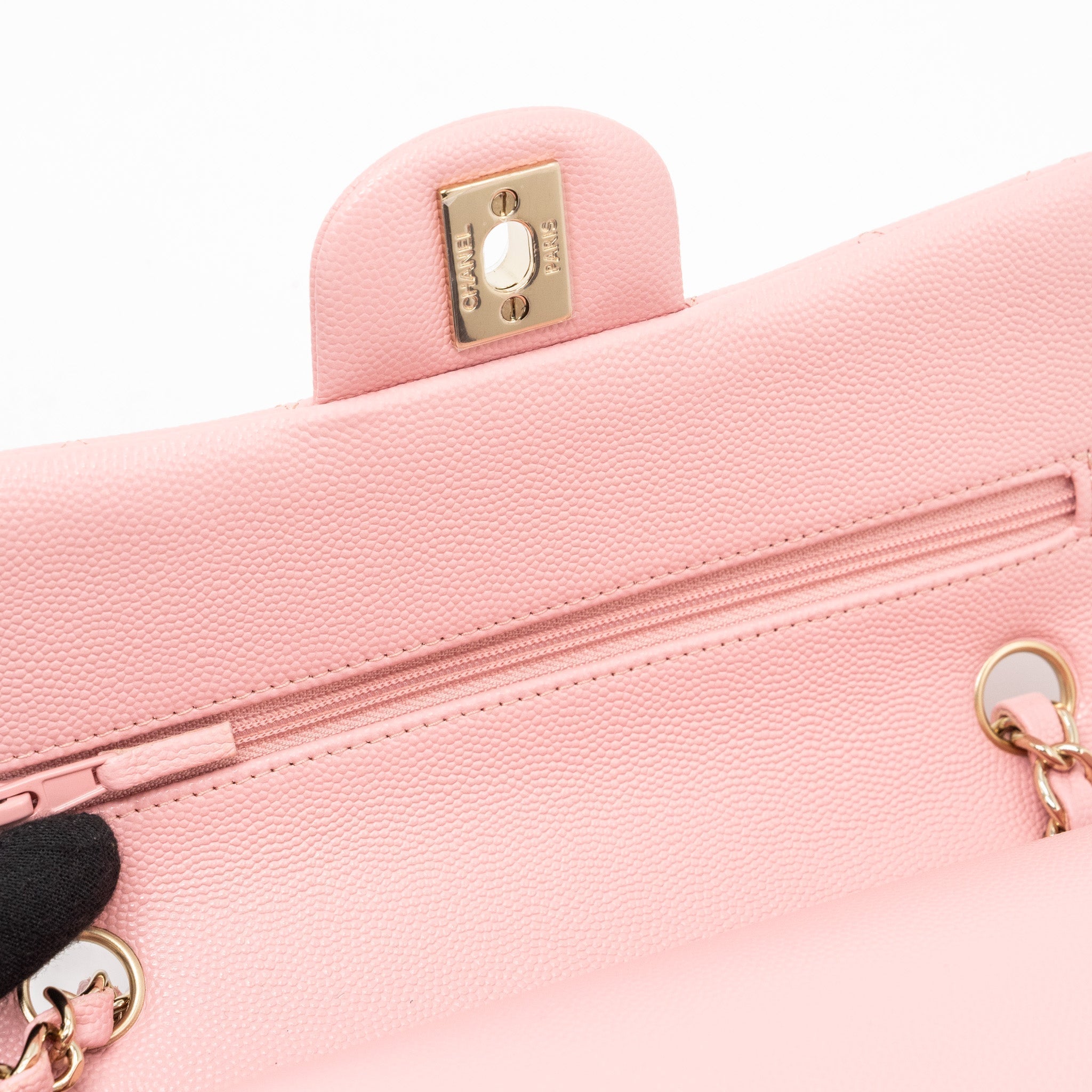 chanel-22c-small-classic-double-flap-bag-caviar-light-pink-lghwmicrochip