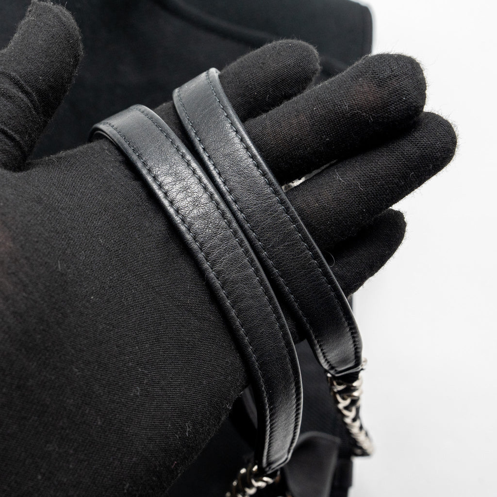chanel-deauville-black-studded-tote-bag-canvas-leather-black-shw