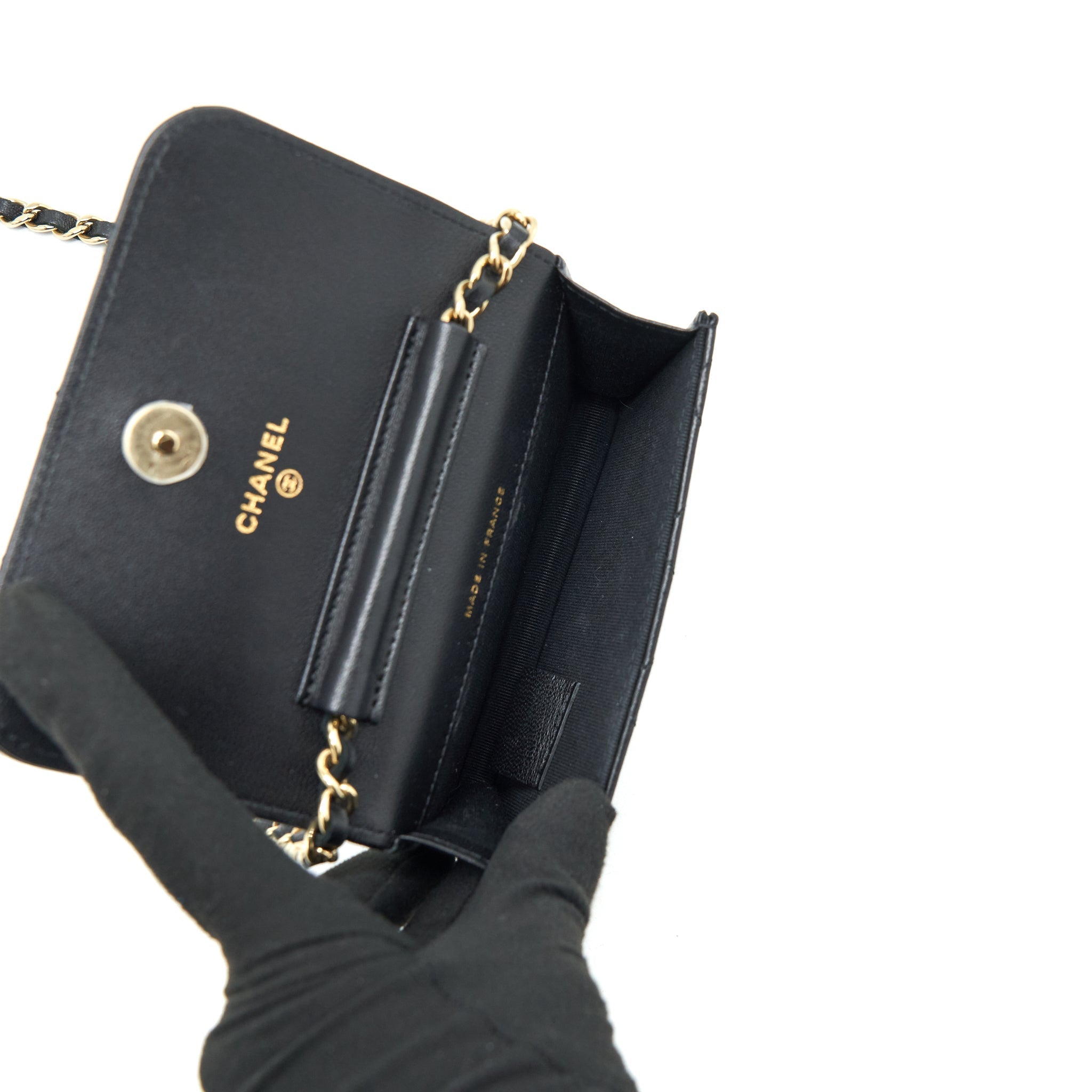 chanel-mini-flap-card-holder-ribbon-chain-lambskin-black-lghw-1