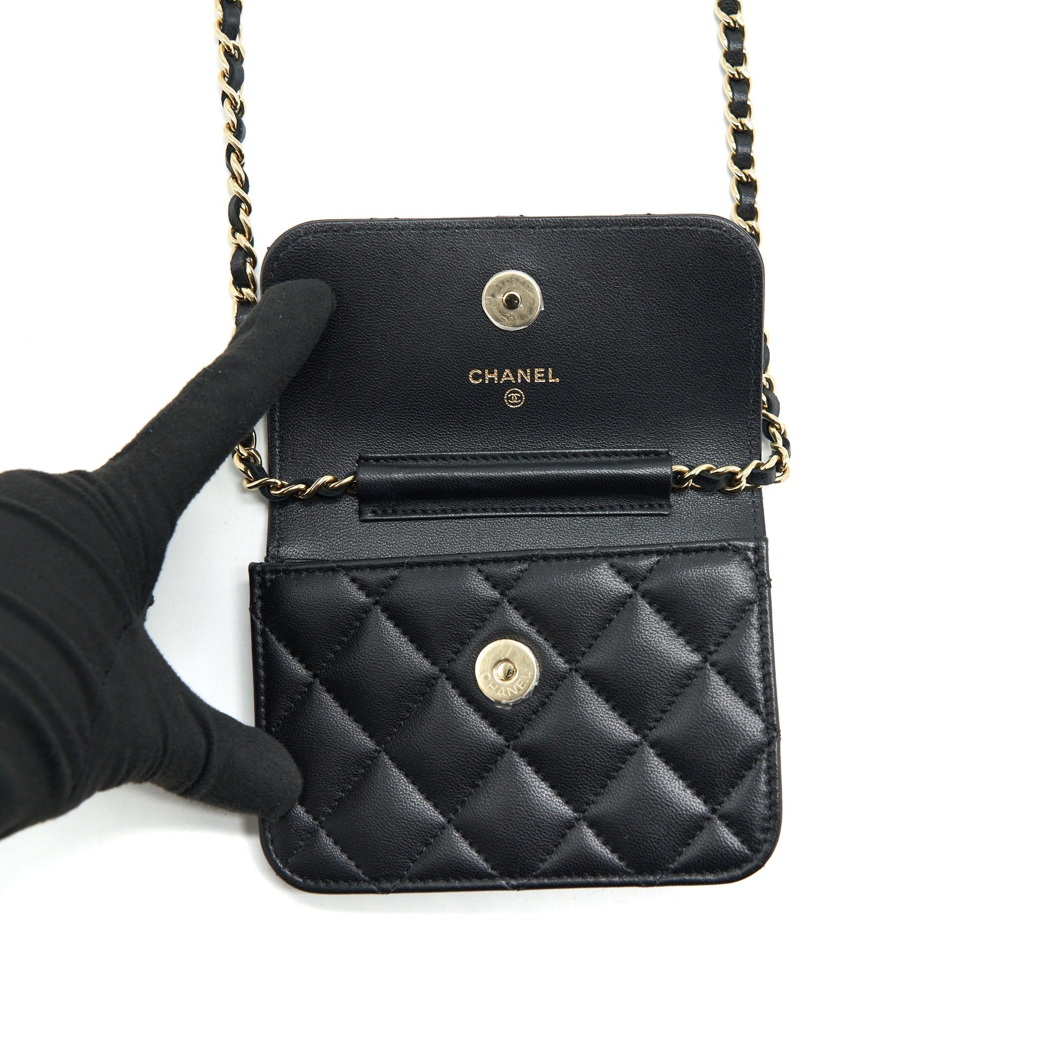 chanel-mini-flap-card-holder-ribbon-chain-lambskin-black-lghw-1