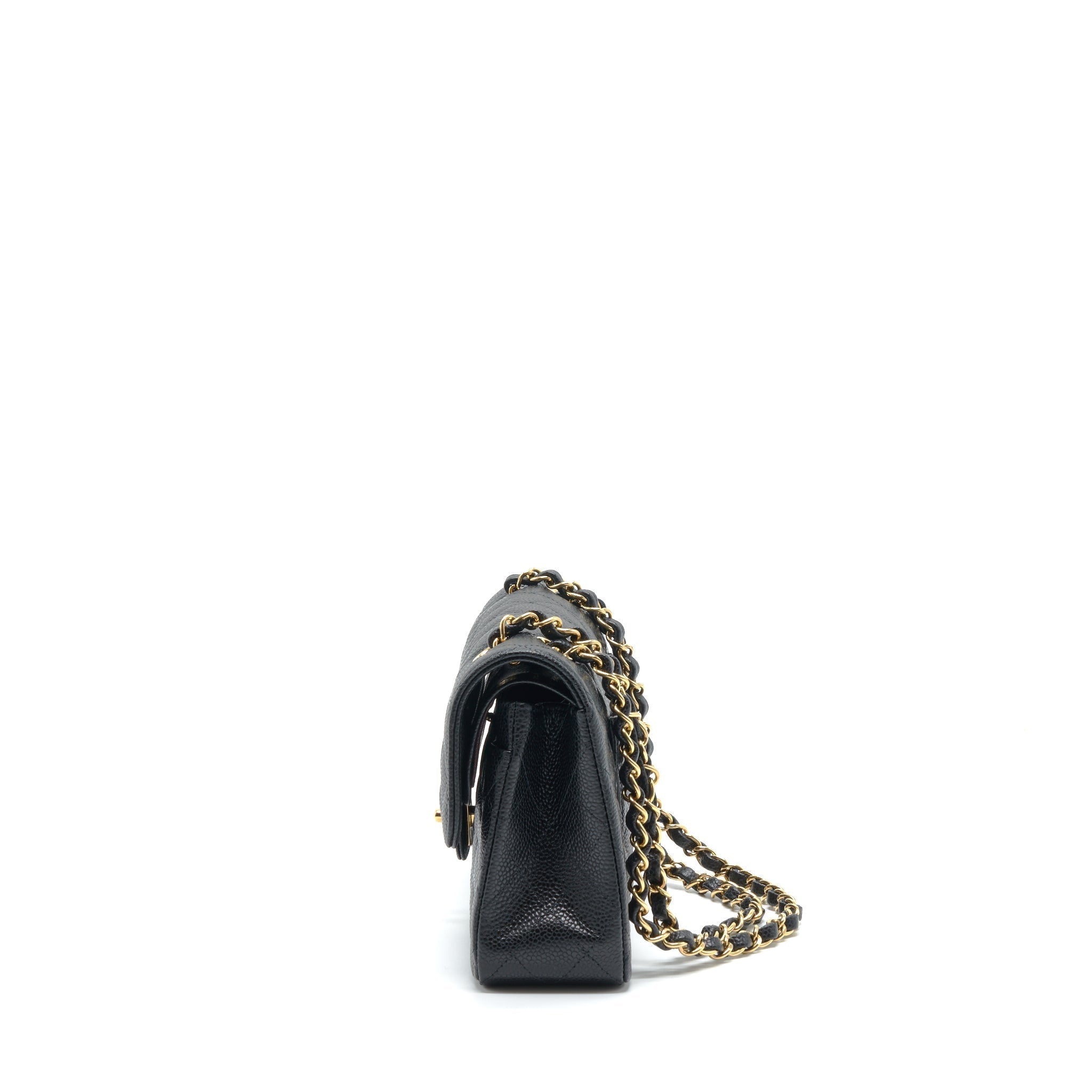 chanel-small-classic-double-flap-bag-caviar-black-lghw-microchip