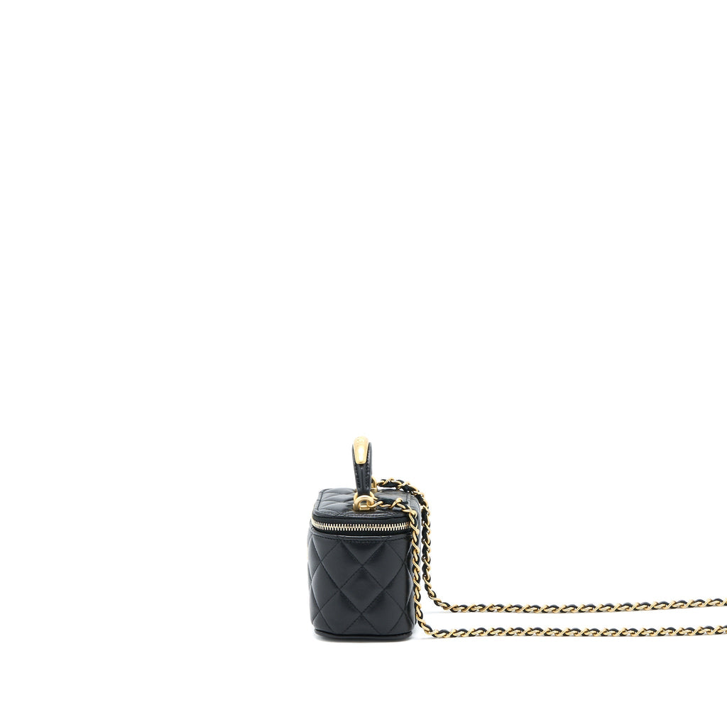 chanel-22b-detailed-top-handle-mini-vanity-with-chain-lambskin-black-brushed-ghw
