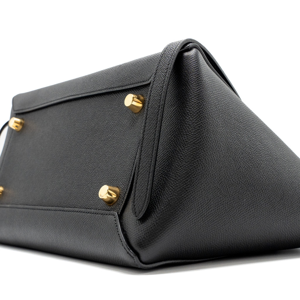 celine-mini-belt-bag-grained-calfskin-black-ghw-4