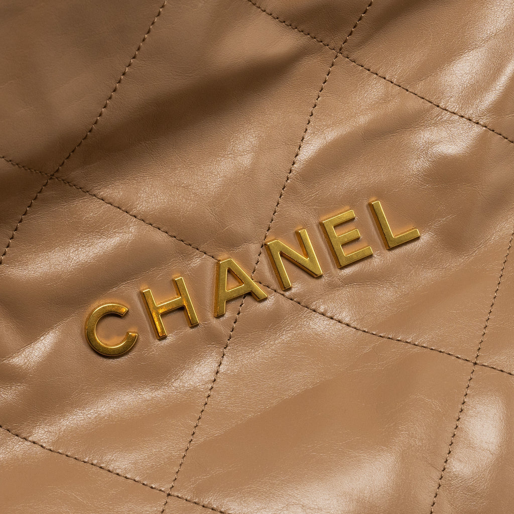 chanel-small-22-bag-shiny-calfskin-dark-beige-ghwmicrochip