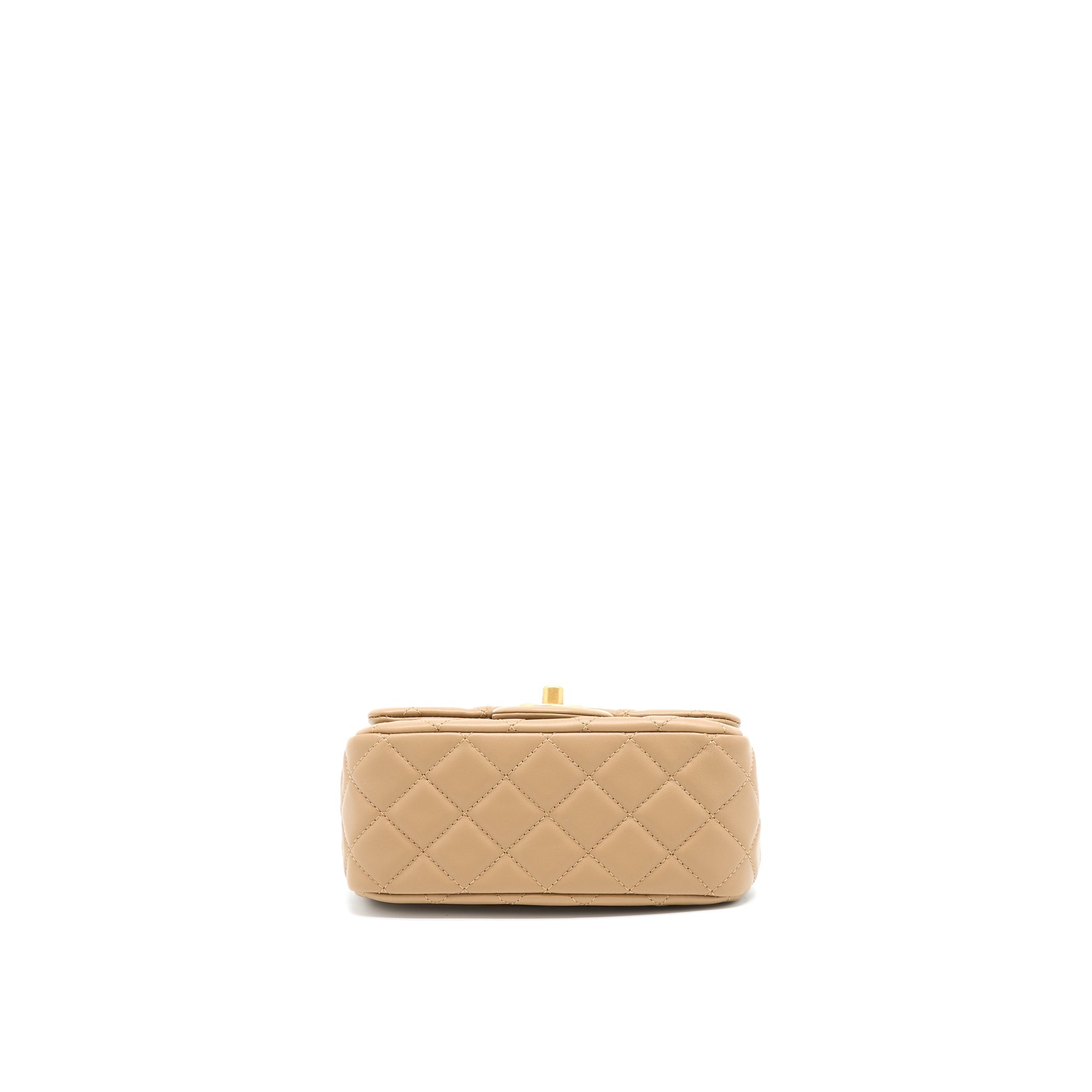 chanel-pearl-crush-mini-square-lambskin-dark-beige-ghwmicrochip