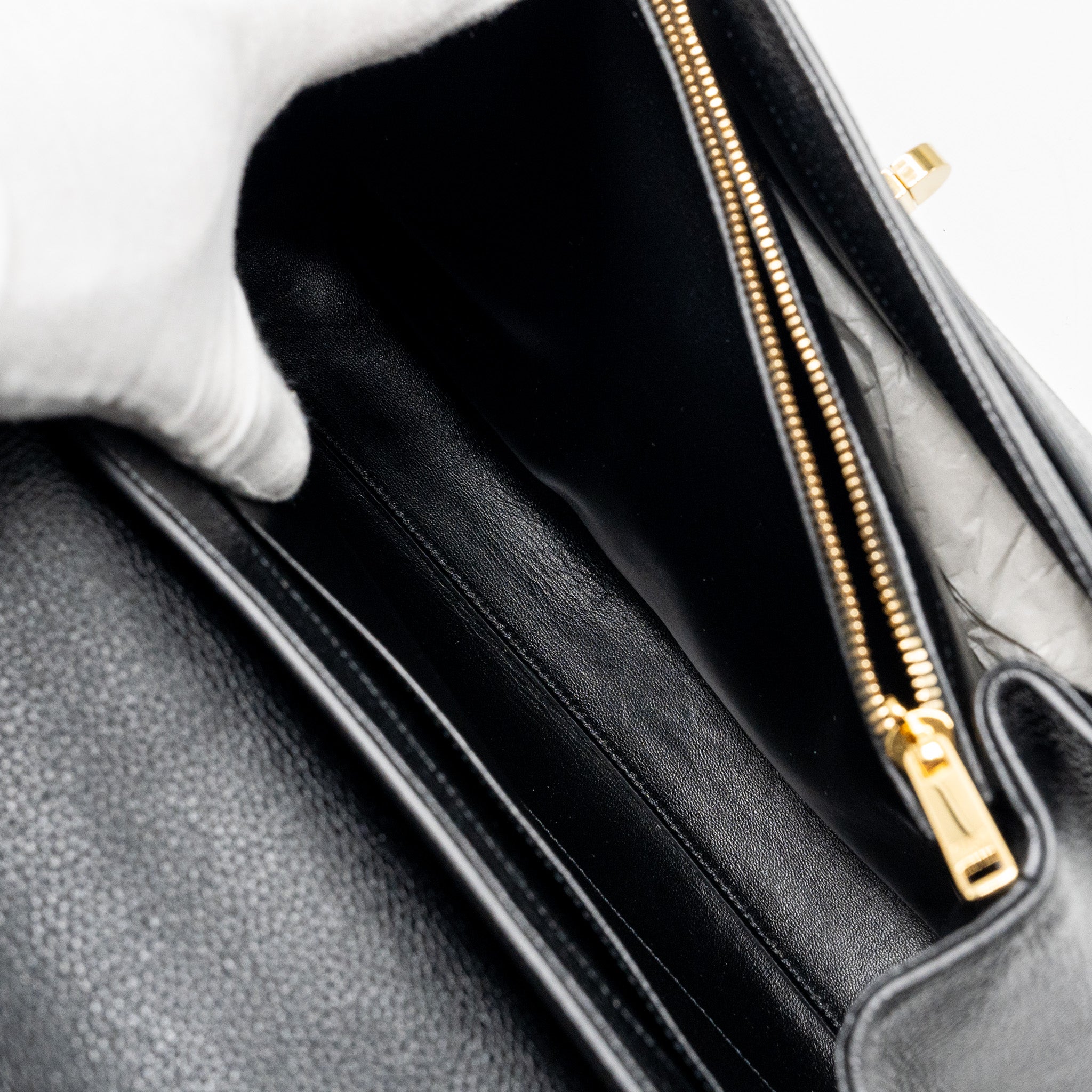 celine-16-bag-grained-calfskin-black-ghw-1