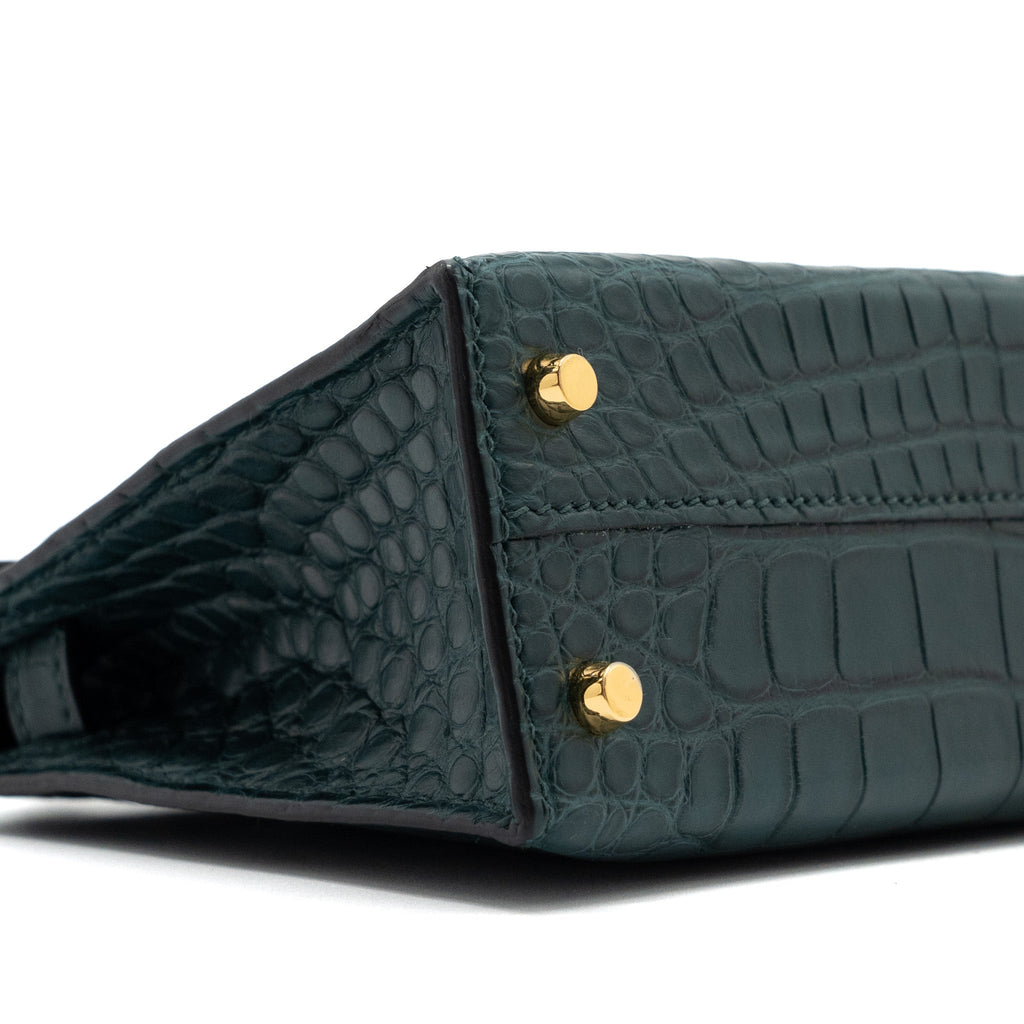 hermes-mini-kelly-ii-alligator-mississippiensis-matte-6o-vert-cypres-ghw-stamp-u