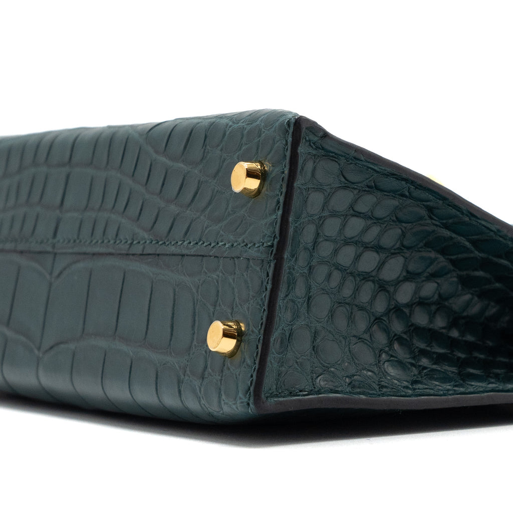 hermes-mini-kelly-ii-alligator-mississippiensis-matte-6o-vert-cypres-ghw-stamp-u