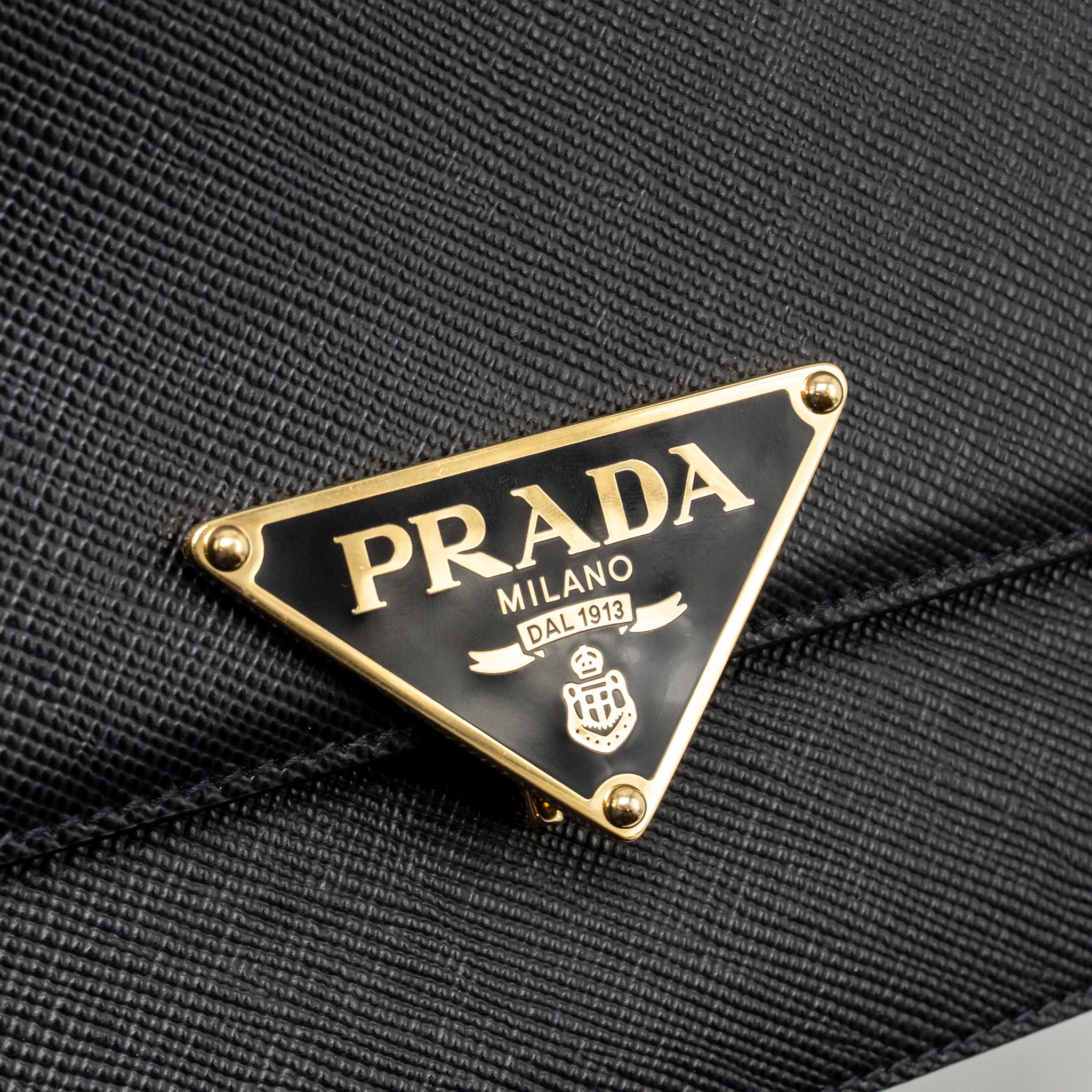 prada-saffiano-leather-flap-shoulder-bag-calfskin-black-ghw