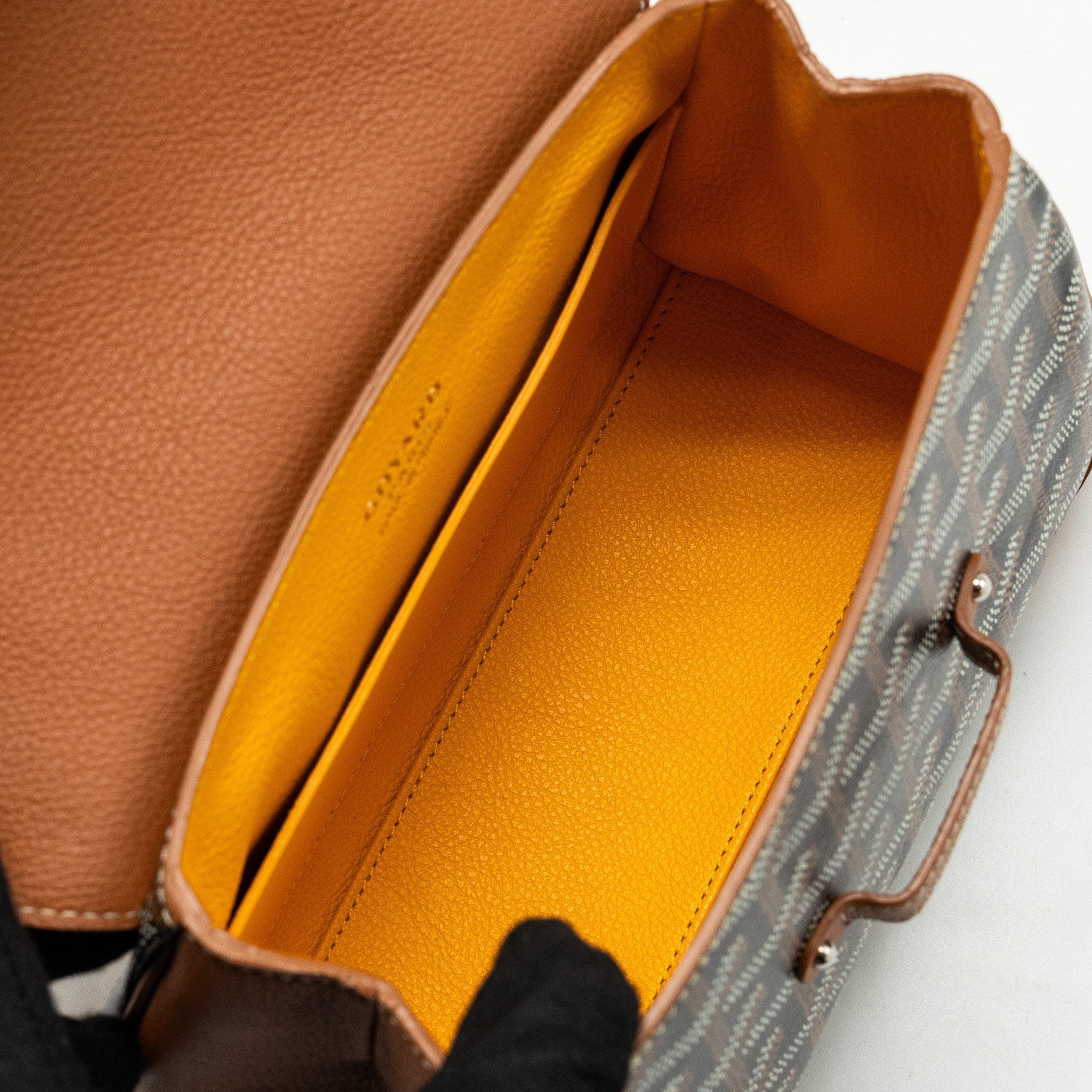 goyard-mini-saigon-bag-goyardine-canvas-calfskin-tan-black-shw