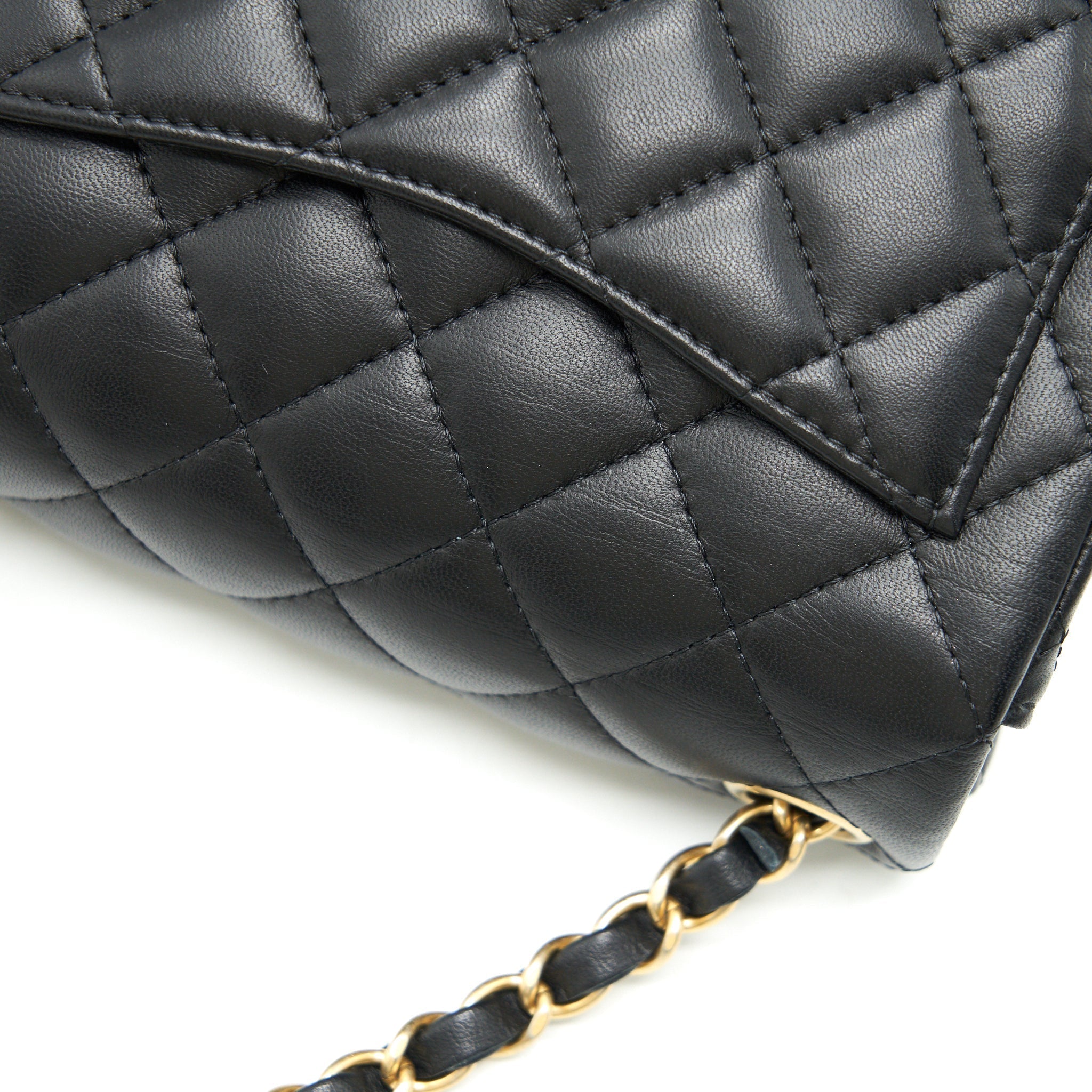 chanel-mini-square-black-lambskin-ghw