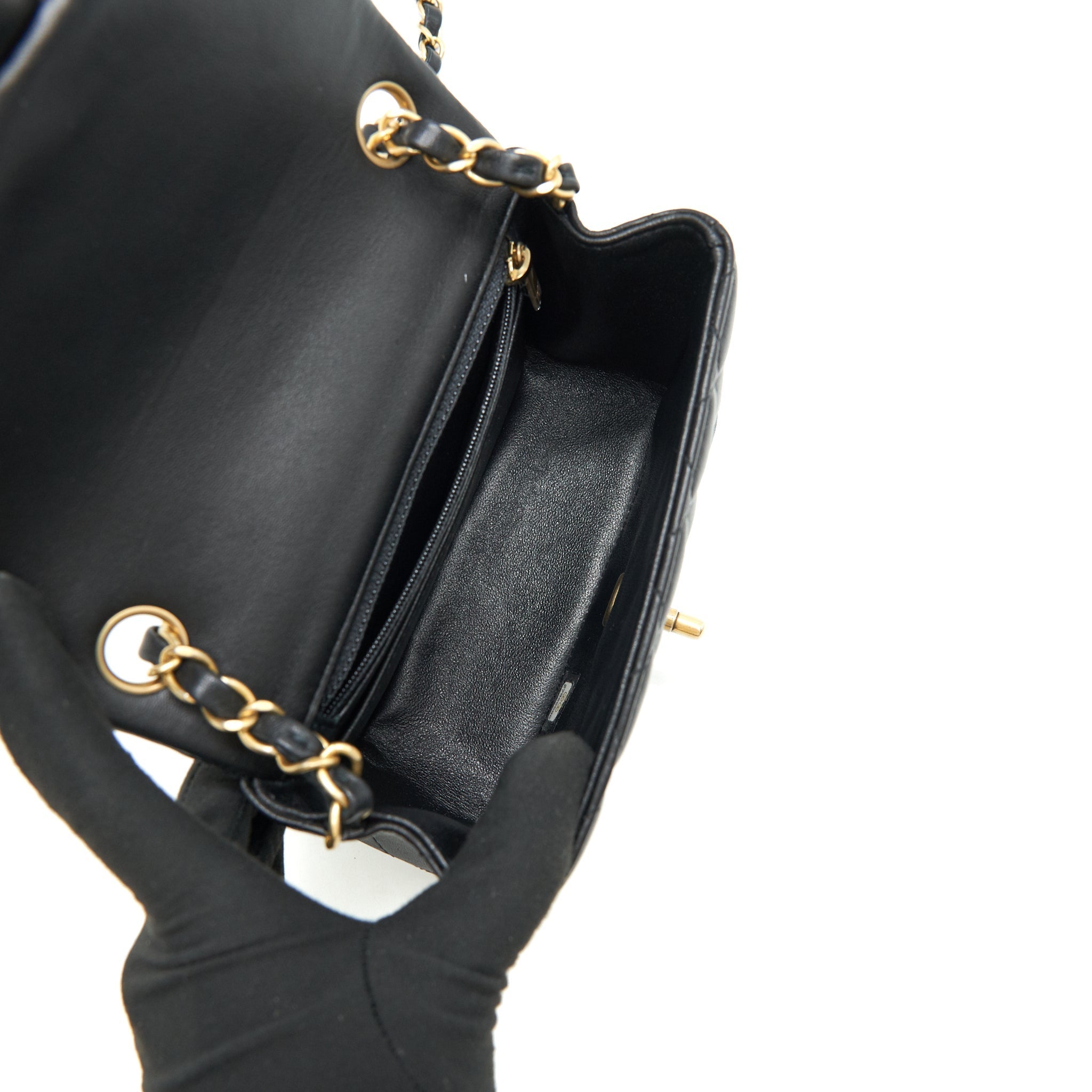 chanel-mini-square-black-lambskin-ghw