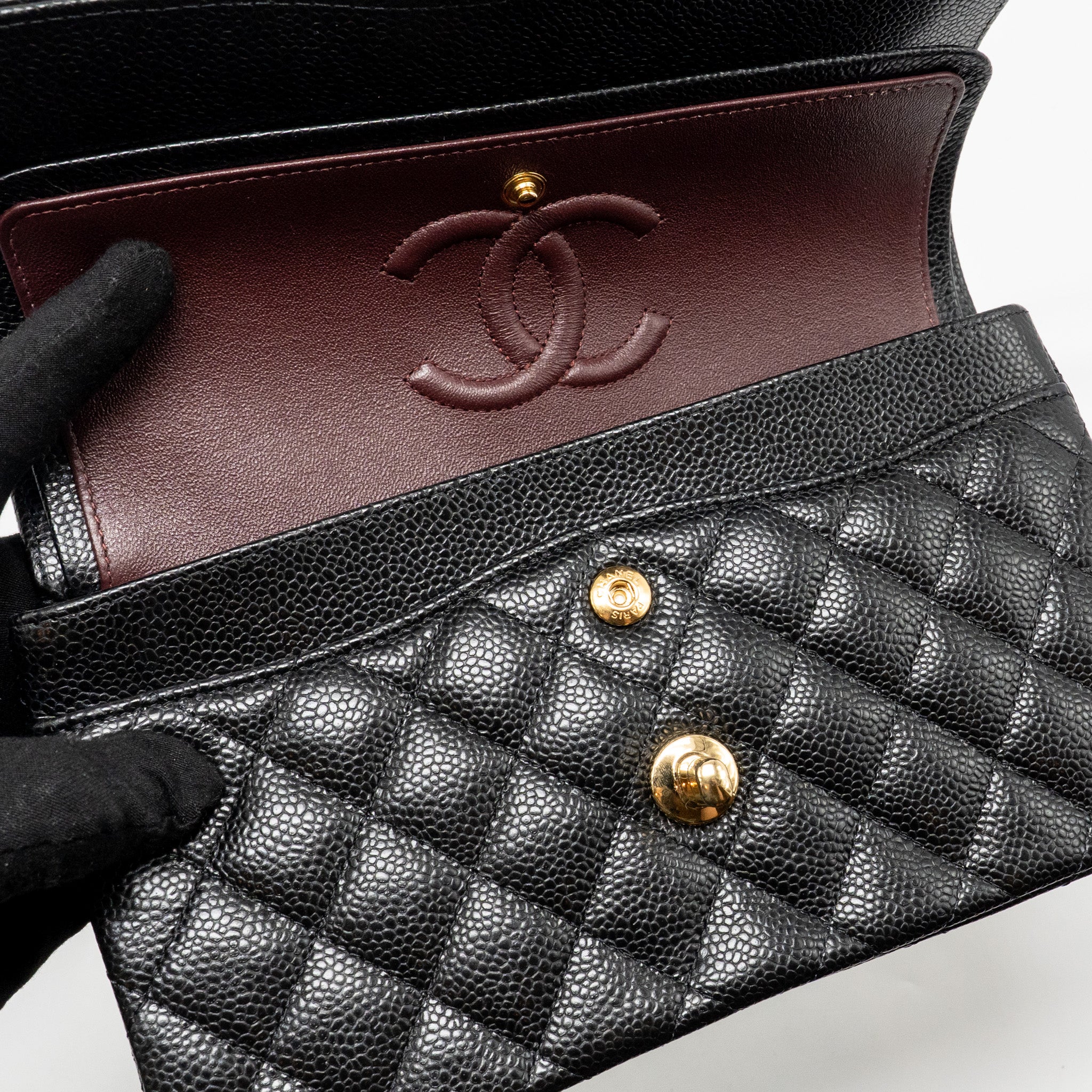 chanel-small-classic-double-flap-bag-caviar-black-ghwmicrochip-2