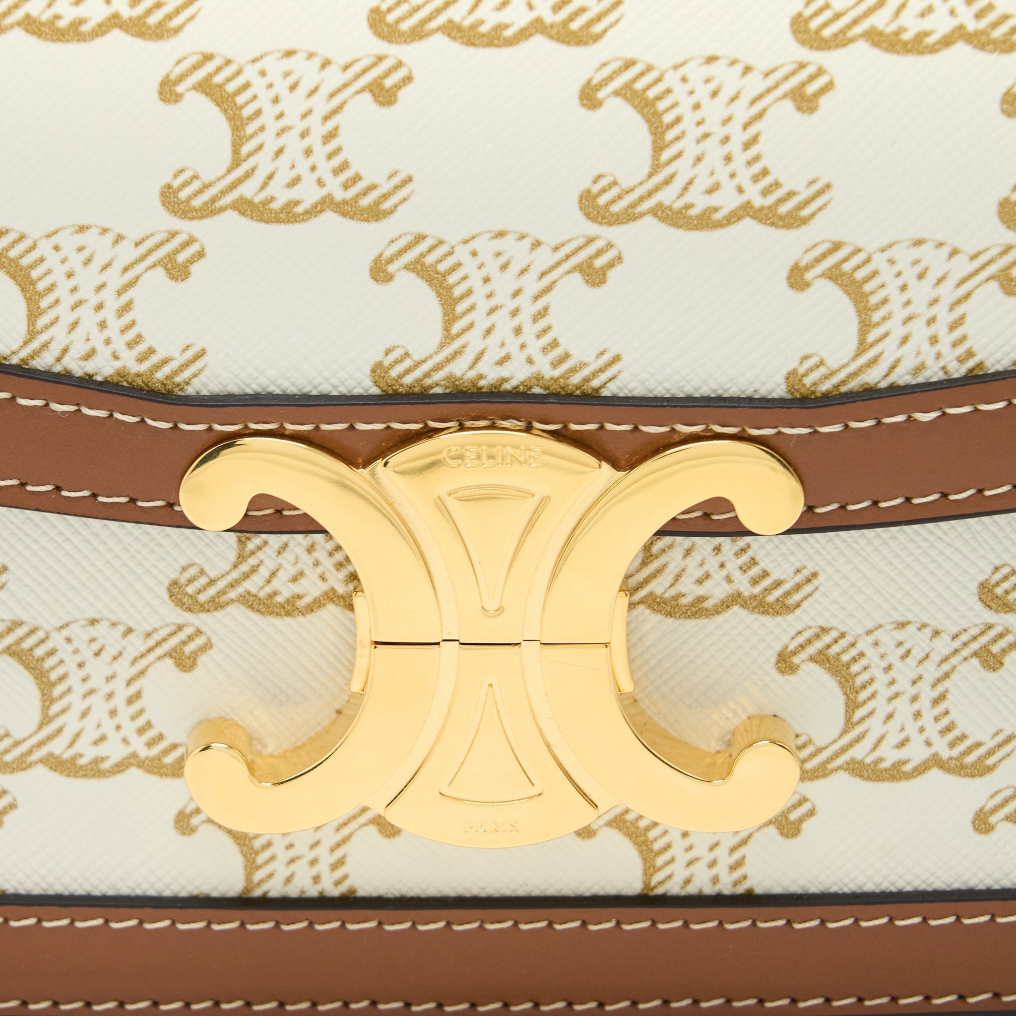 celine-teen-triomphe-bag-triomphe-canvas-calfskin-white-ghw