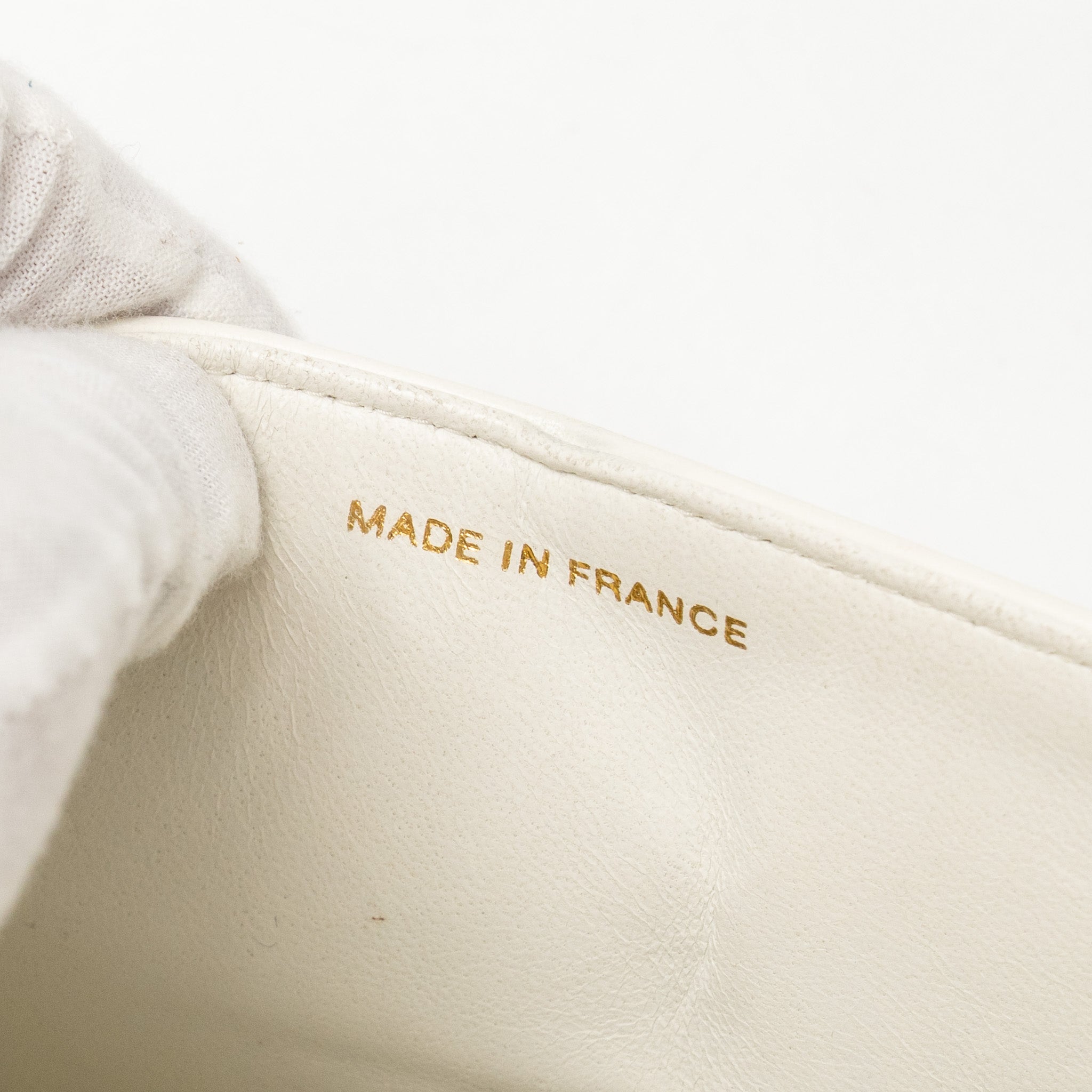 chanel-vintage-small-classic-double-flap-bag-lambskin-white-ghw