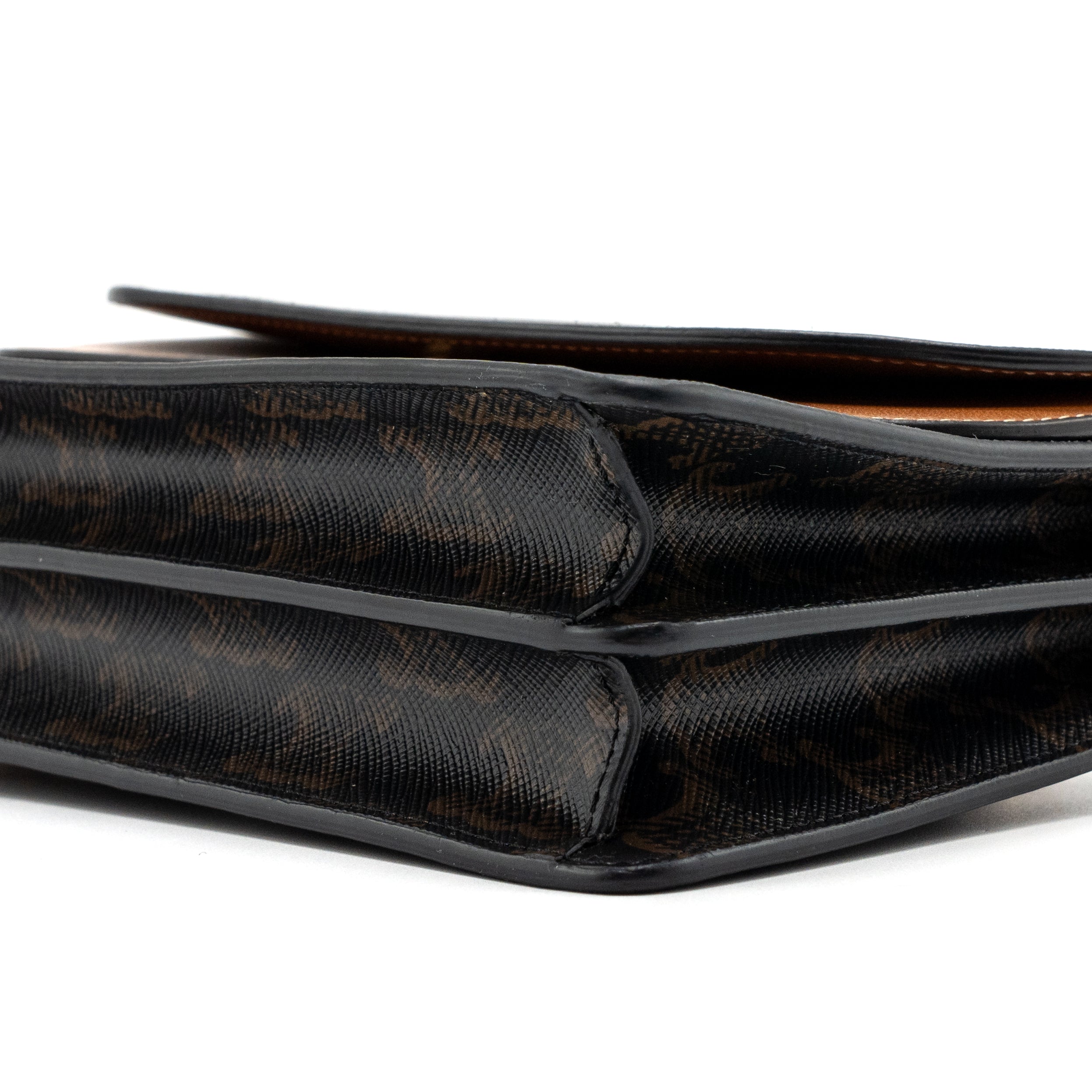 celine-wallet-on-strap-triomphe-canvas-smooth-lambskin-tan-ghw-1