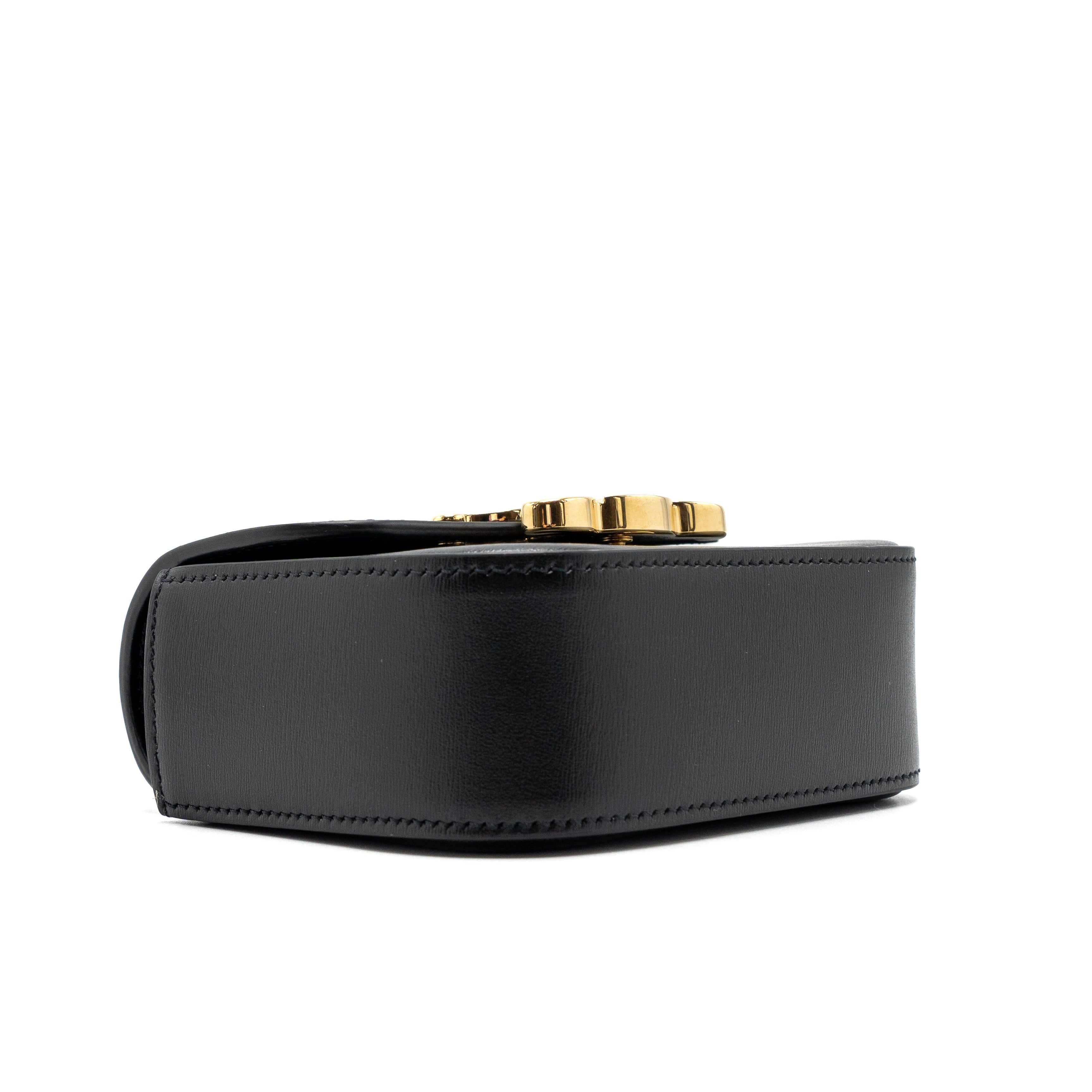 celine-claude-shiny-calfskin-black-ghw
