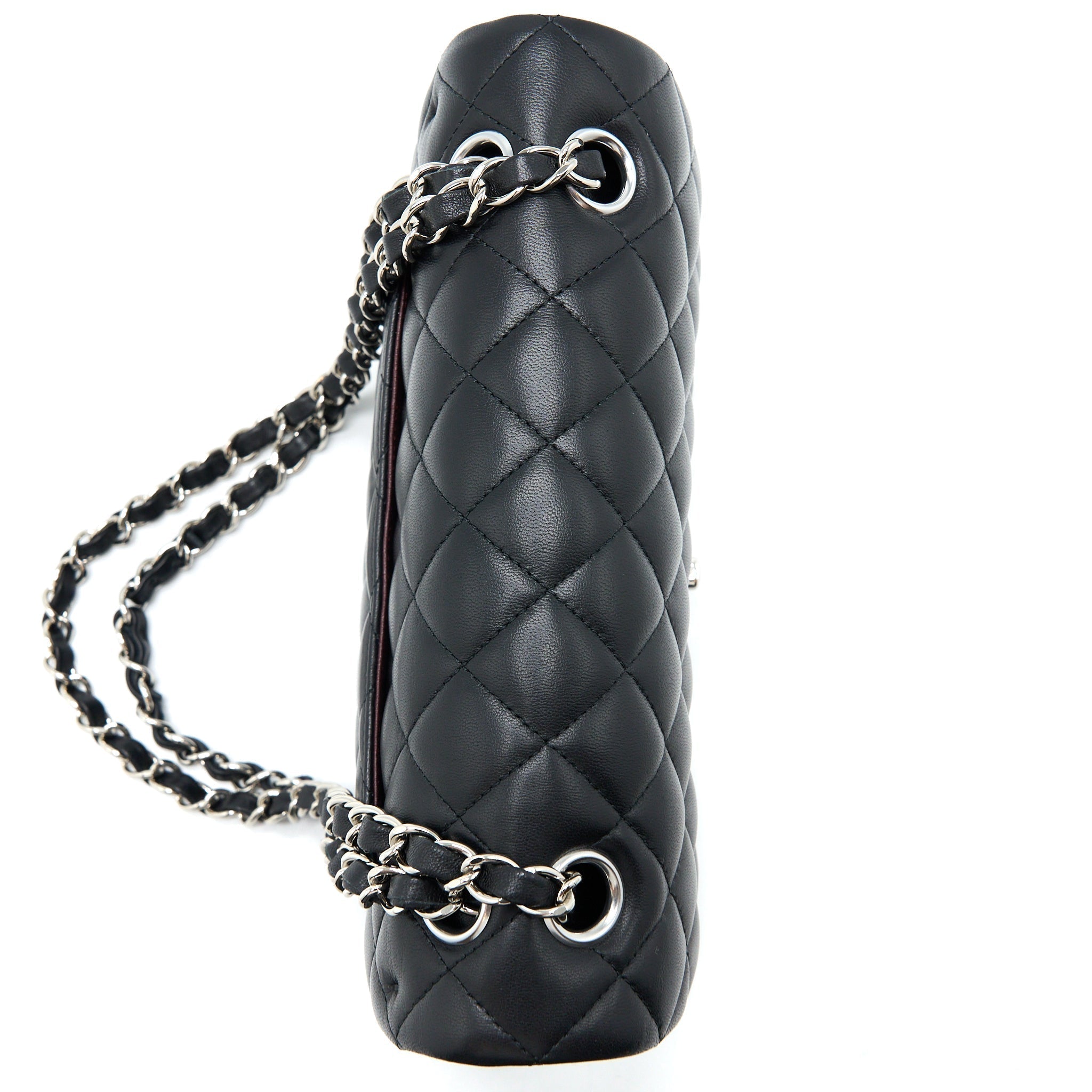chanel-small-classic-double-flap-bag-lambskin-black-shw-1