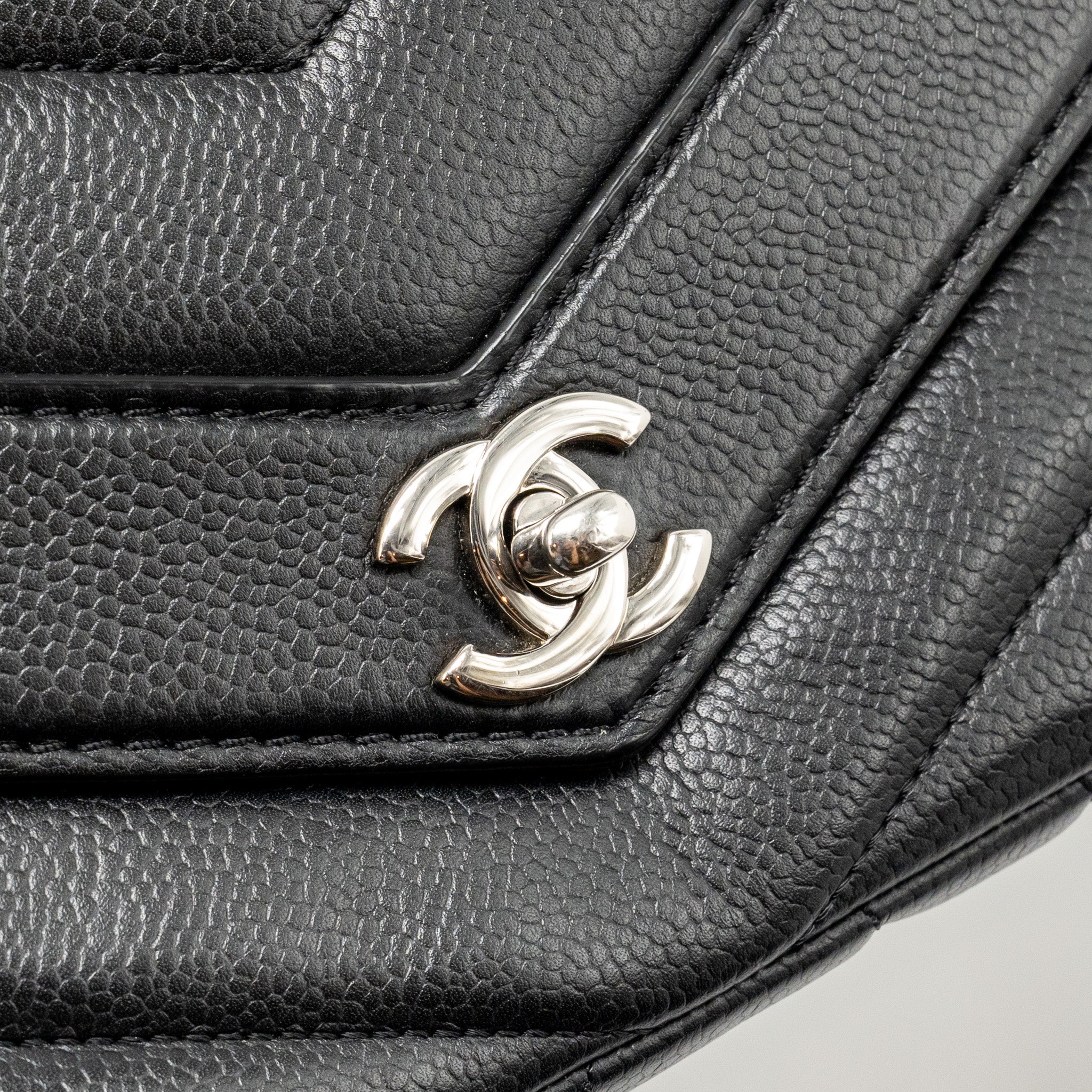 chanel-envelop-flap-bag-chevron-caviar-black-shw