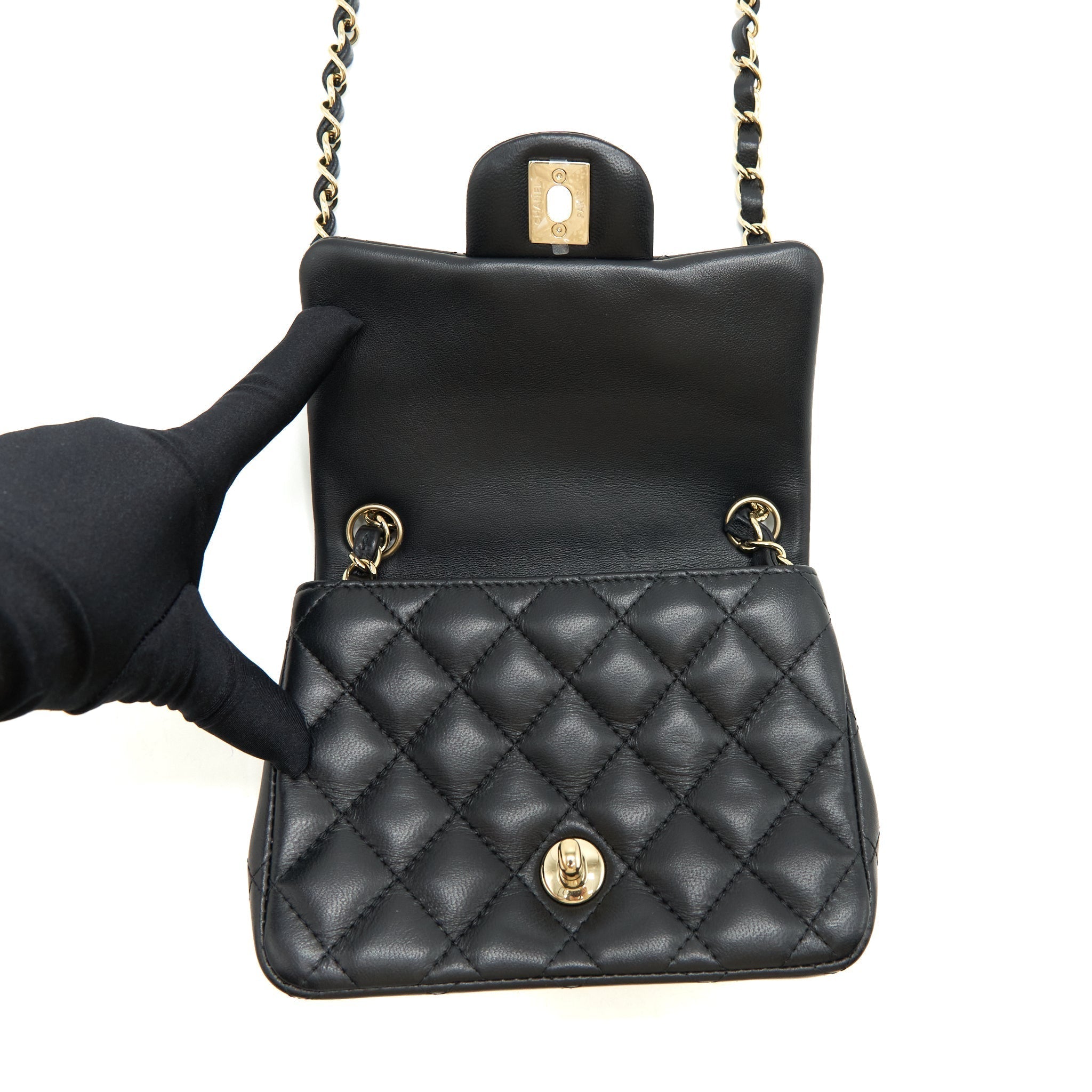 chanel-mini-square-flap-bag-lambskin-black-lghw-microchip
