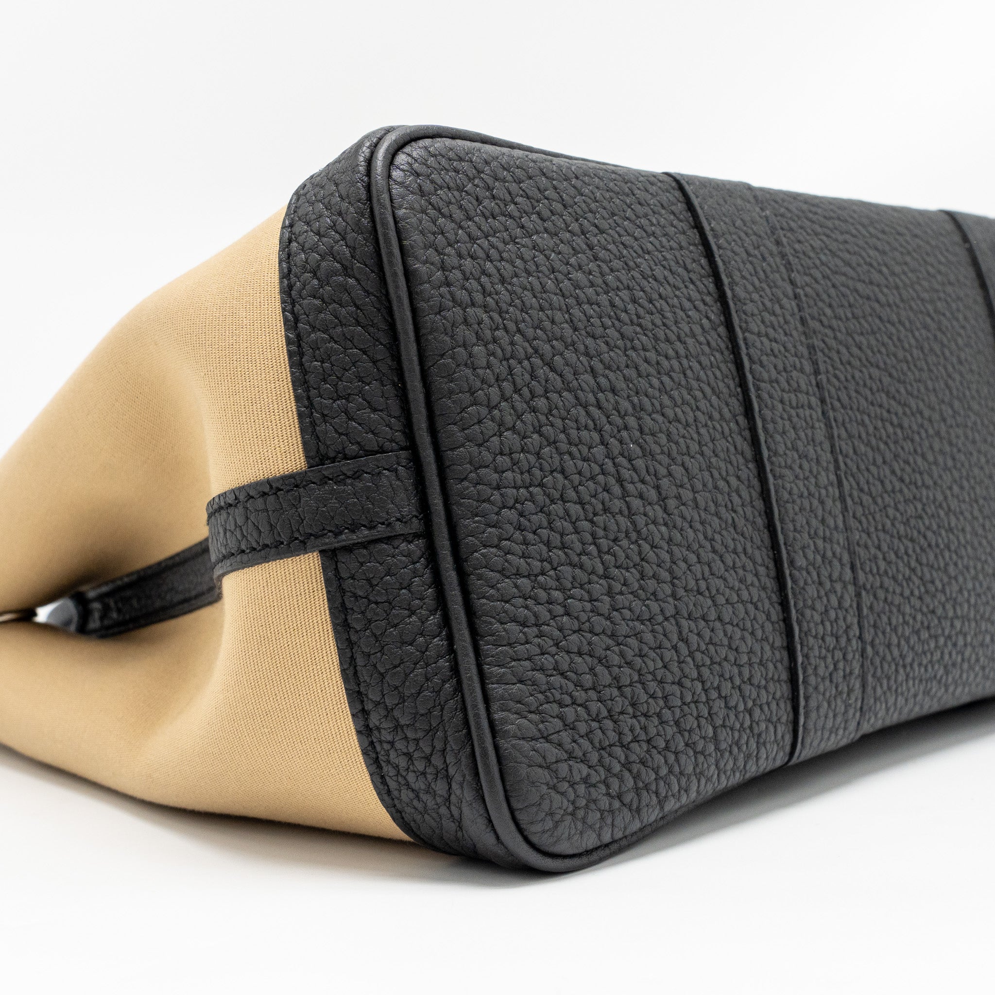 hermes-garden-party-30-canvas-negonda-leather-trench-black-shw-stamp-d-copy