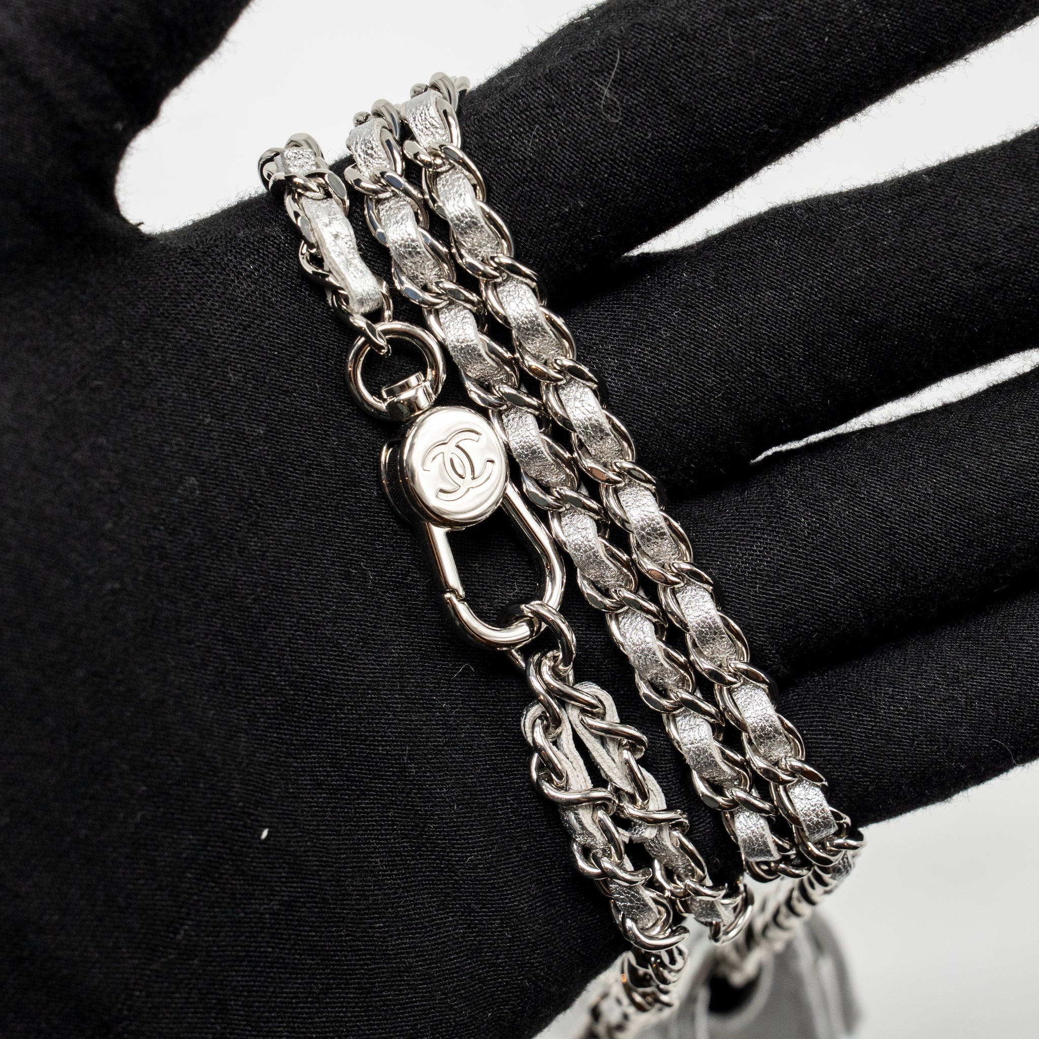 chanel-mini-flap-belt-bag-lambskin-silver-shw